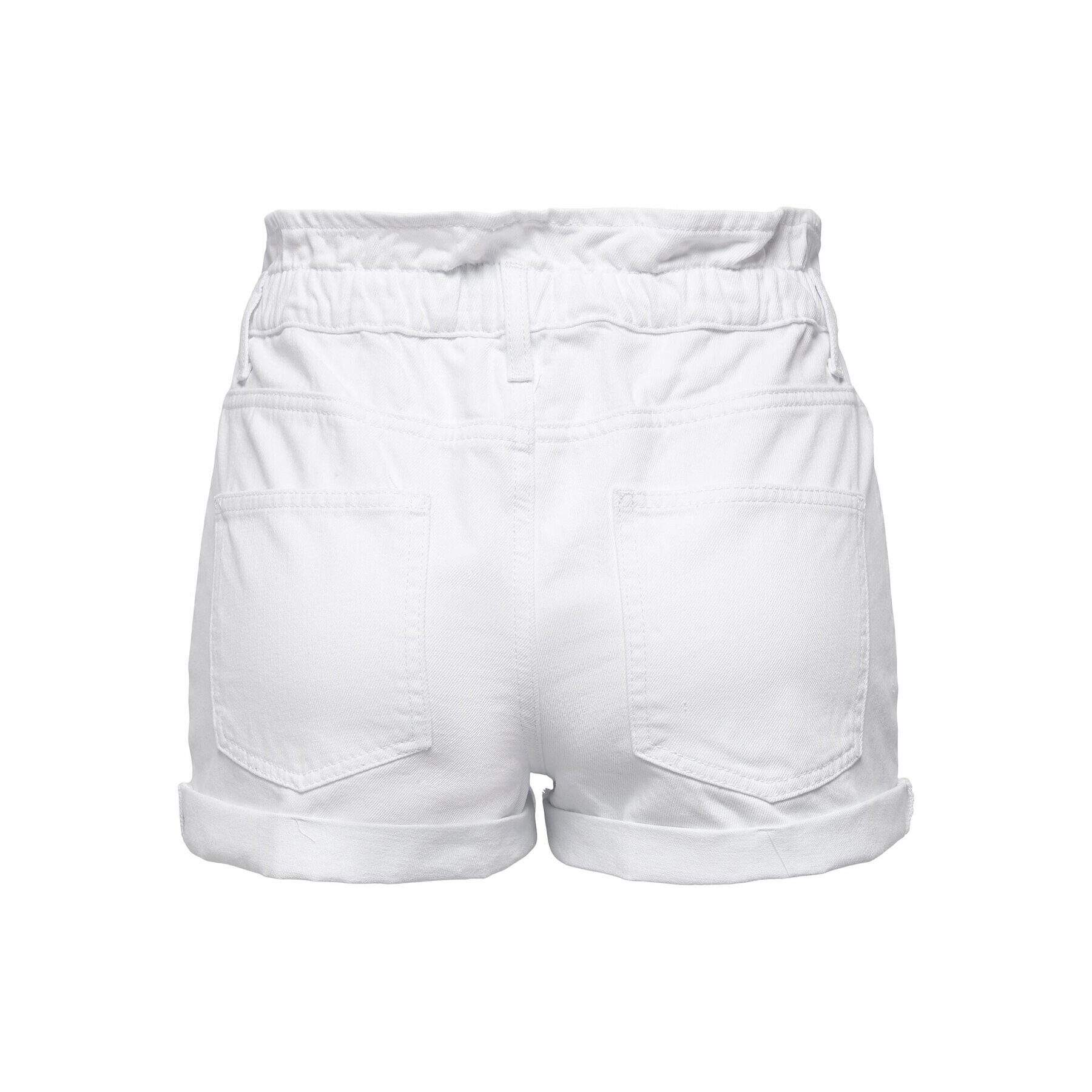 ONLY Дънкови шорти 15200196 Бял Relaxed Fit - Pepit.bg