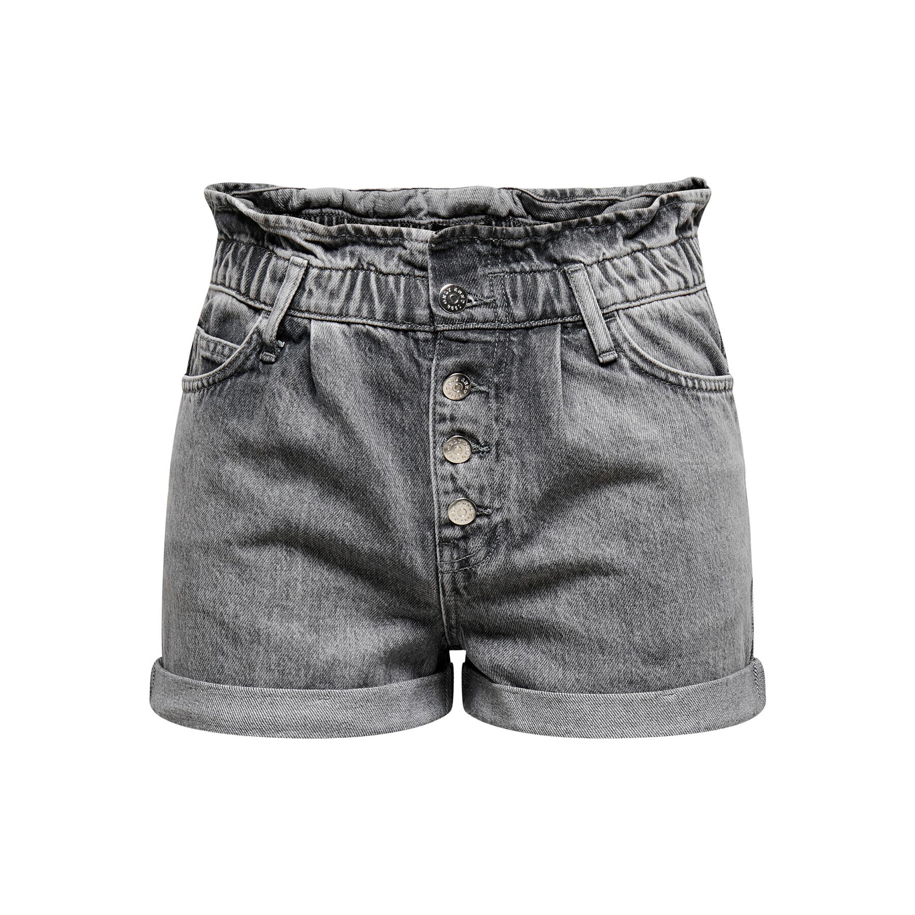ONLY Дънкови шорти 15200196 Сив Relaxed Fit - Pepit.bg