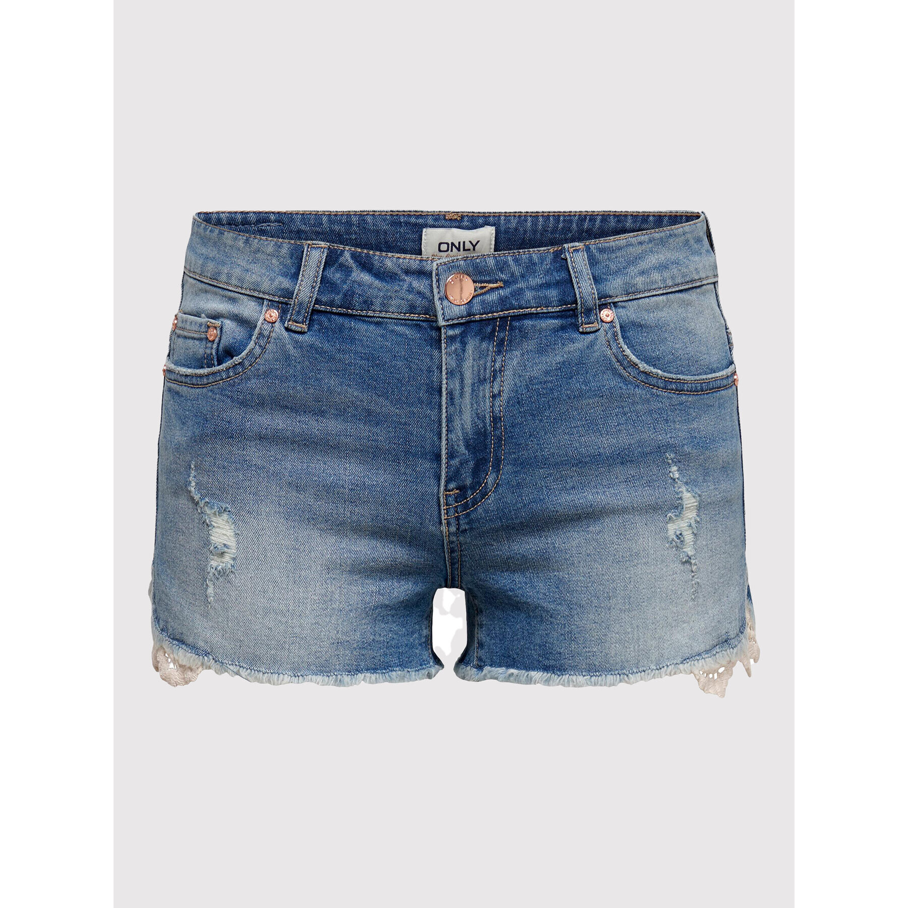 ONLY Дънкови шорти Carmen 15226956 Син Regular Fit - Pepit.bg