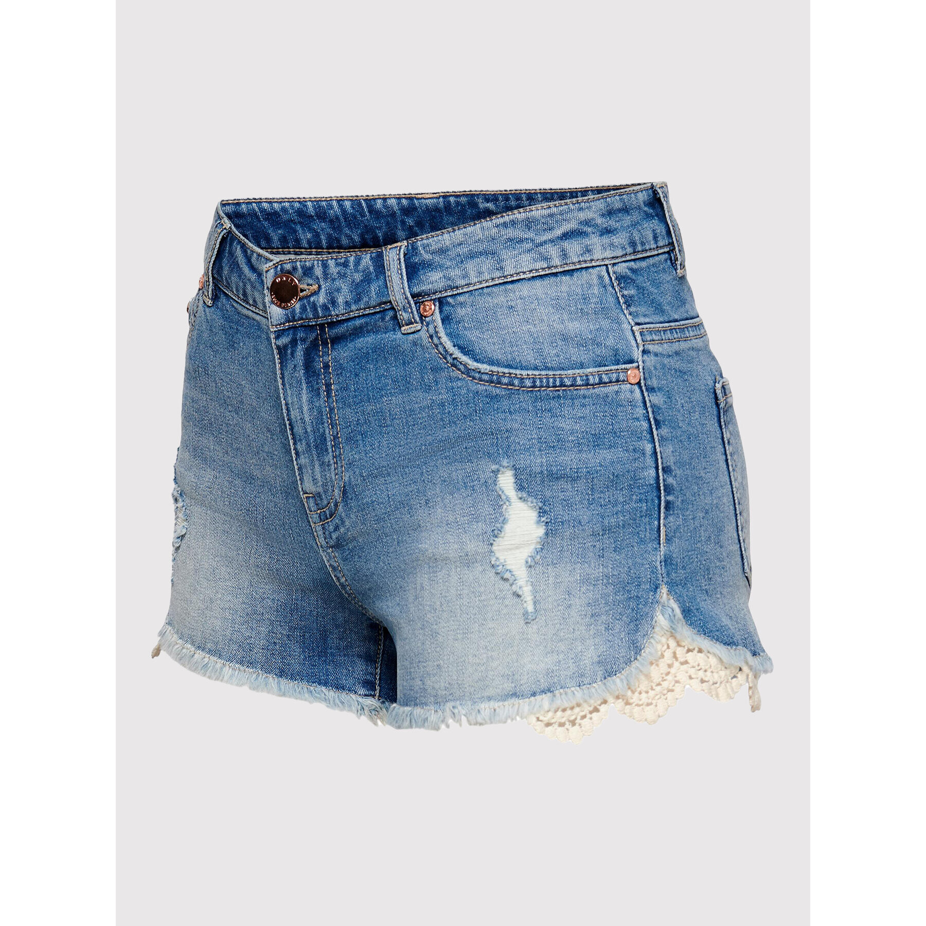 ONLY Дънкови шорти Carmen 15226956 Син Regular Fit - Pepit.bg