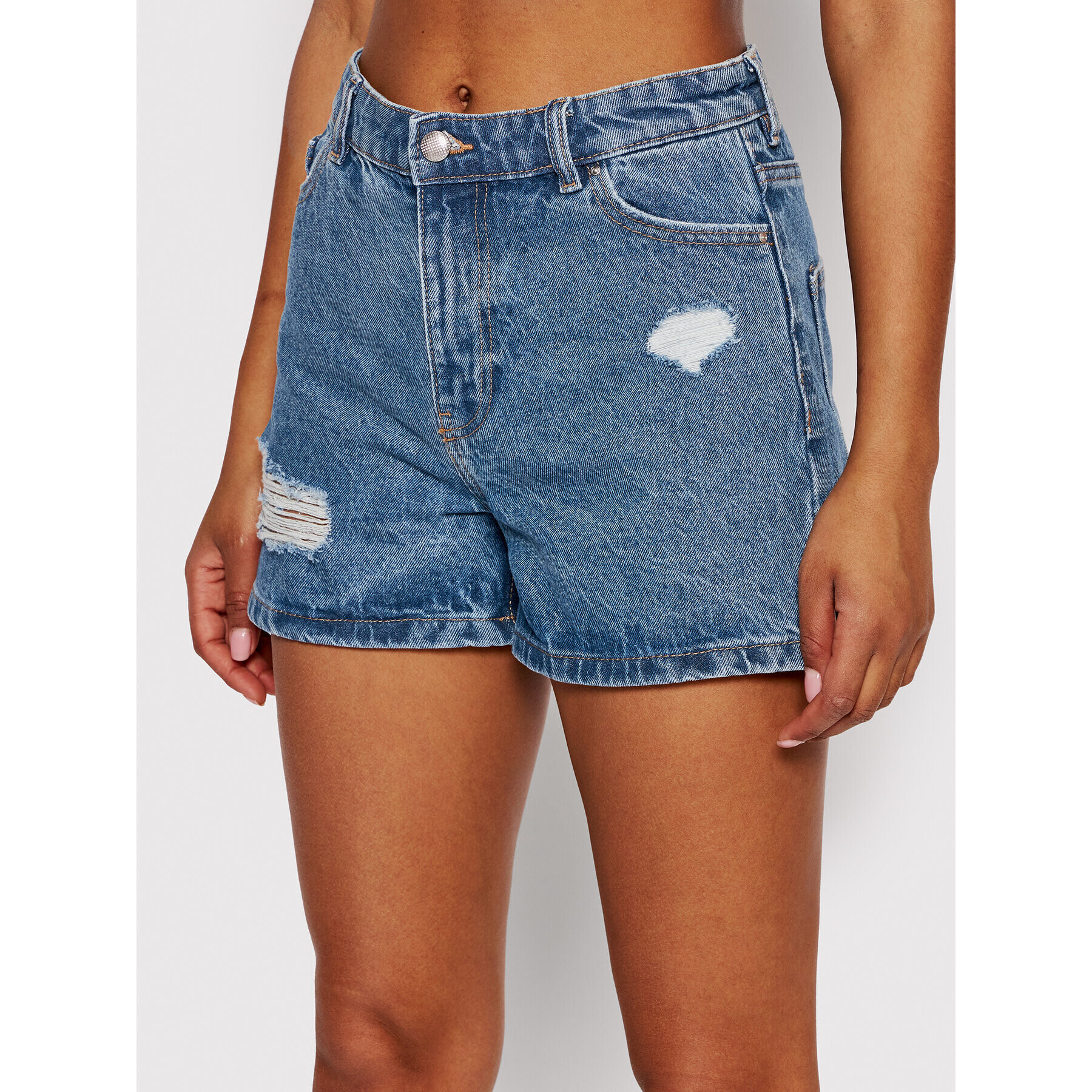 ONLY Дънкови шорти Jagger 15245695 Син Mom Fit - Pepit.bg