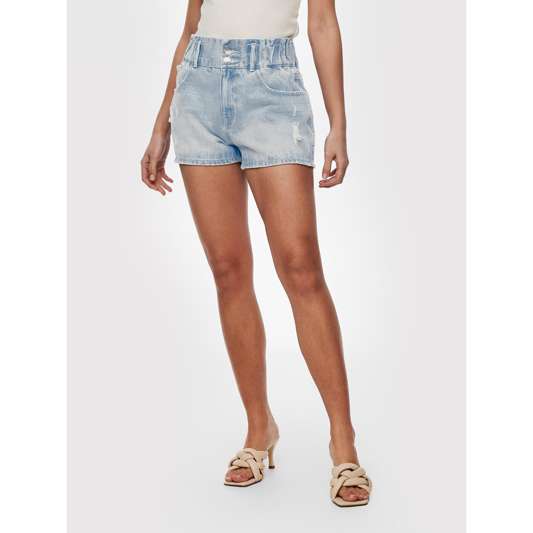 ONLY Дънкови шорти Lu 15226952 Син Regular Fit - Pepit.bg