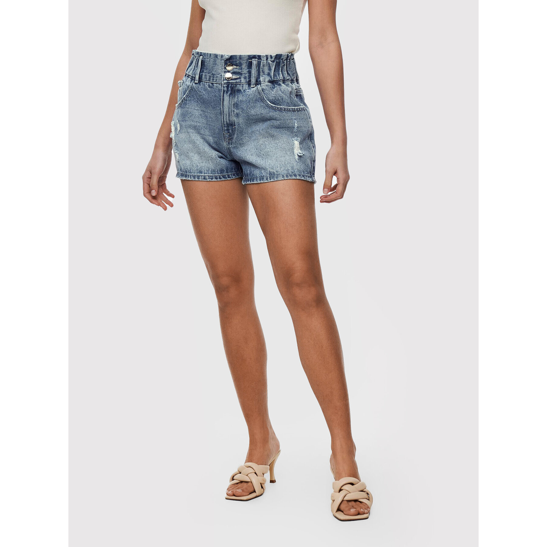 ONLY Дънкови шорти Lu 15226952 Син Regular Fit - Pepit.bg