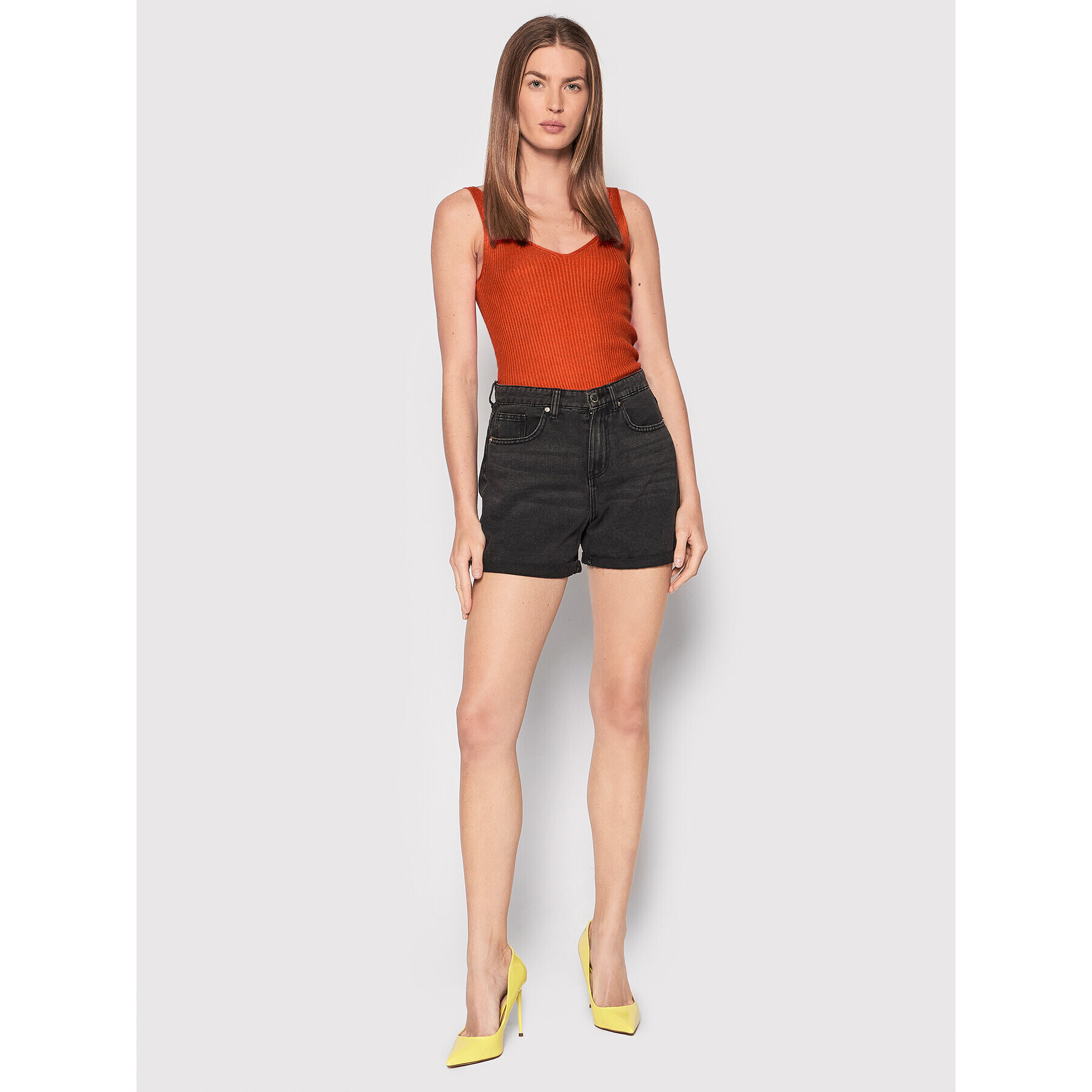 ONLY Дънкови шорти Phine 15196226 Черен Regular Fit - Pepit.bg