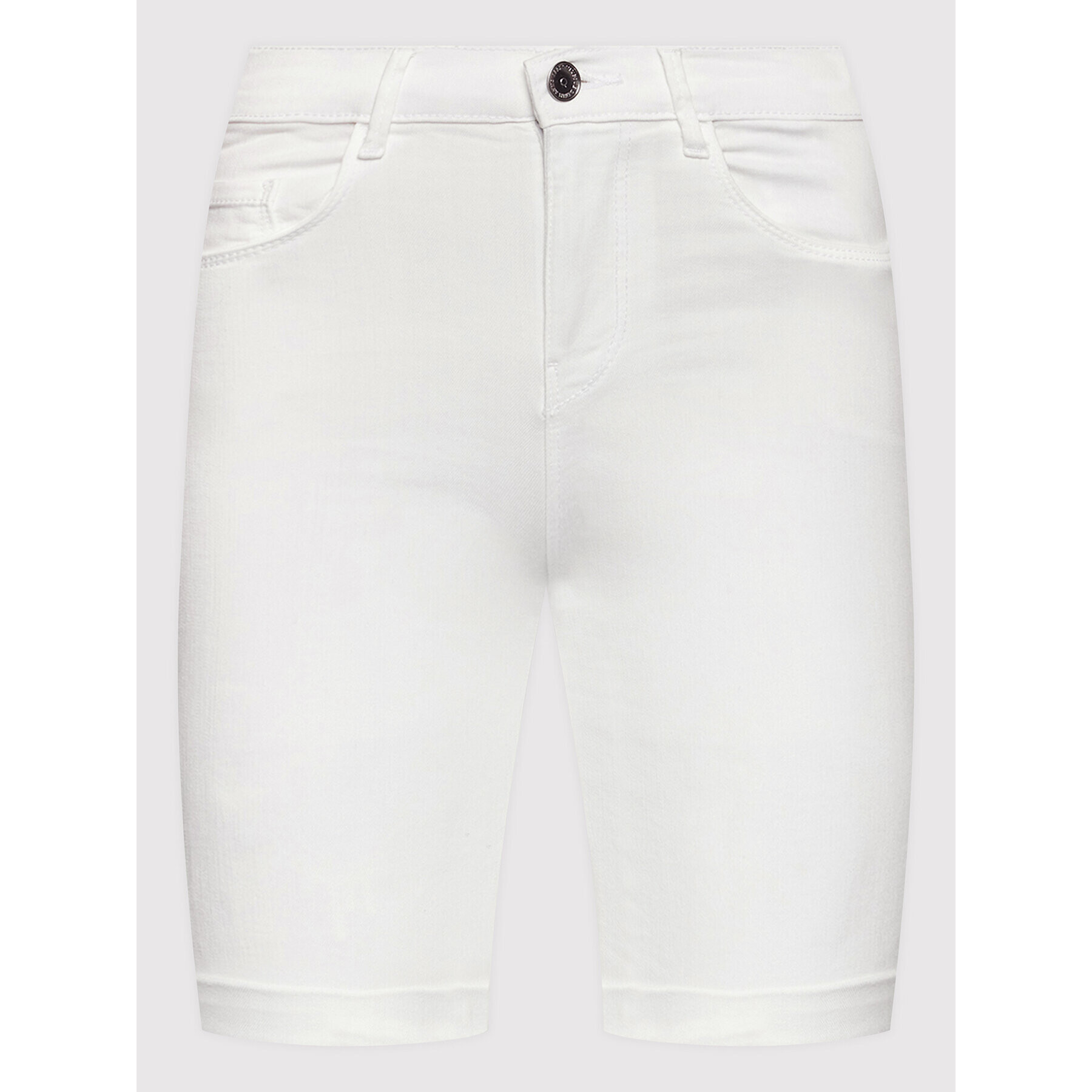 ONLY Дънкови шорти Rain 15176847 Бял Slim Fit - Pepit.bg