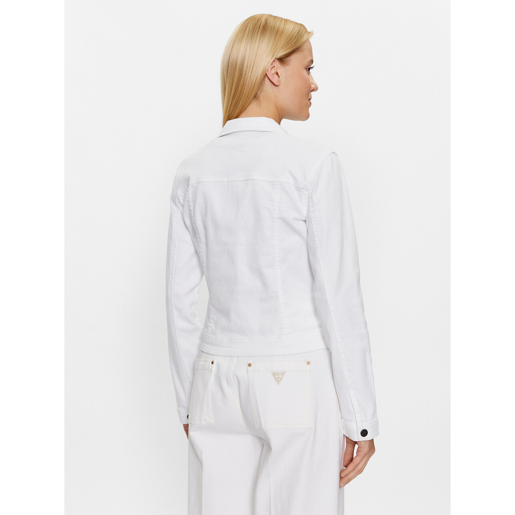ONLY Дънково яке 15192447 Бял Regular Fit - Pepit.bg