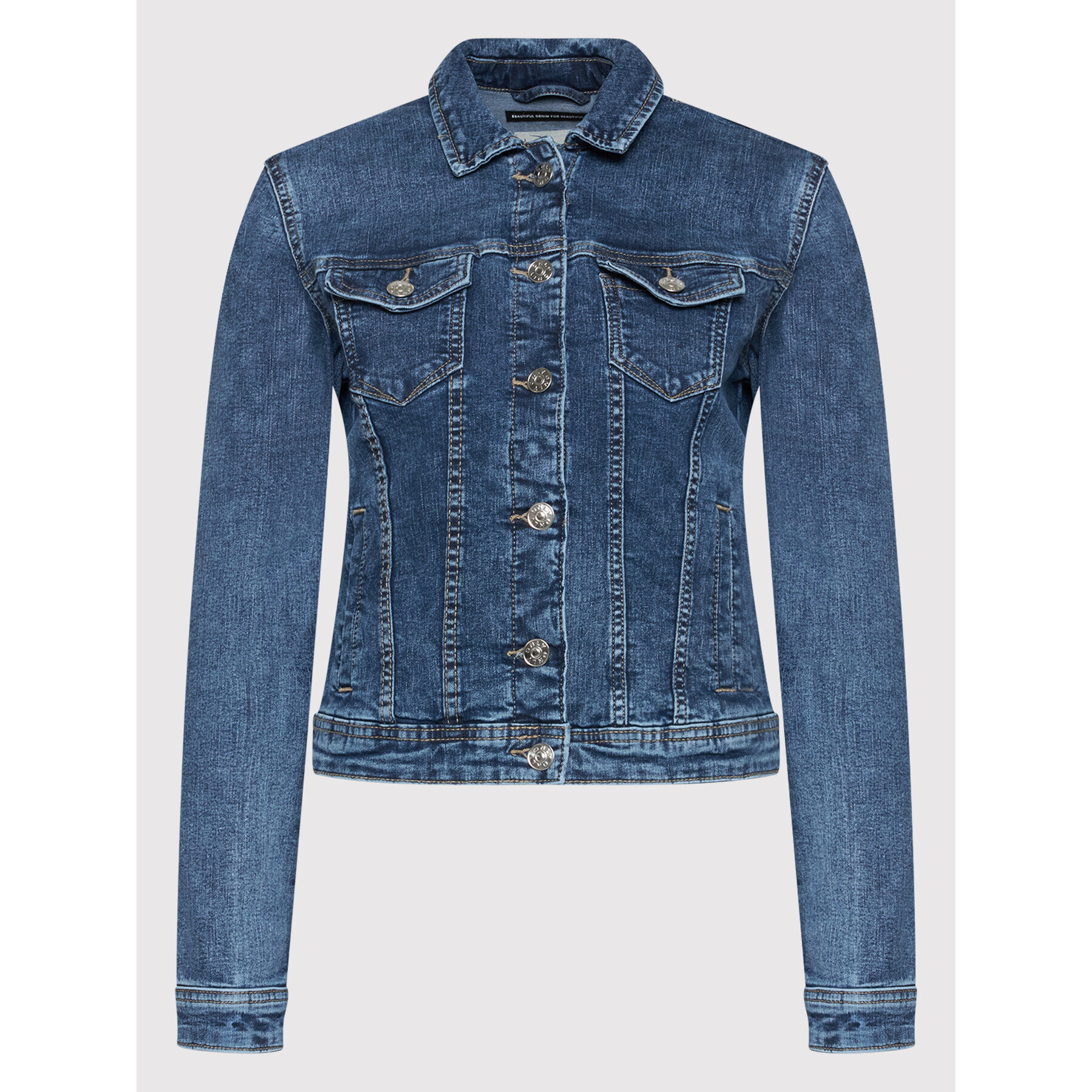 ONLY Дънково яке Tia 15170682 Тъмносин Regular Fit - Pepit.bg