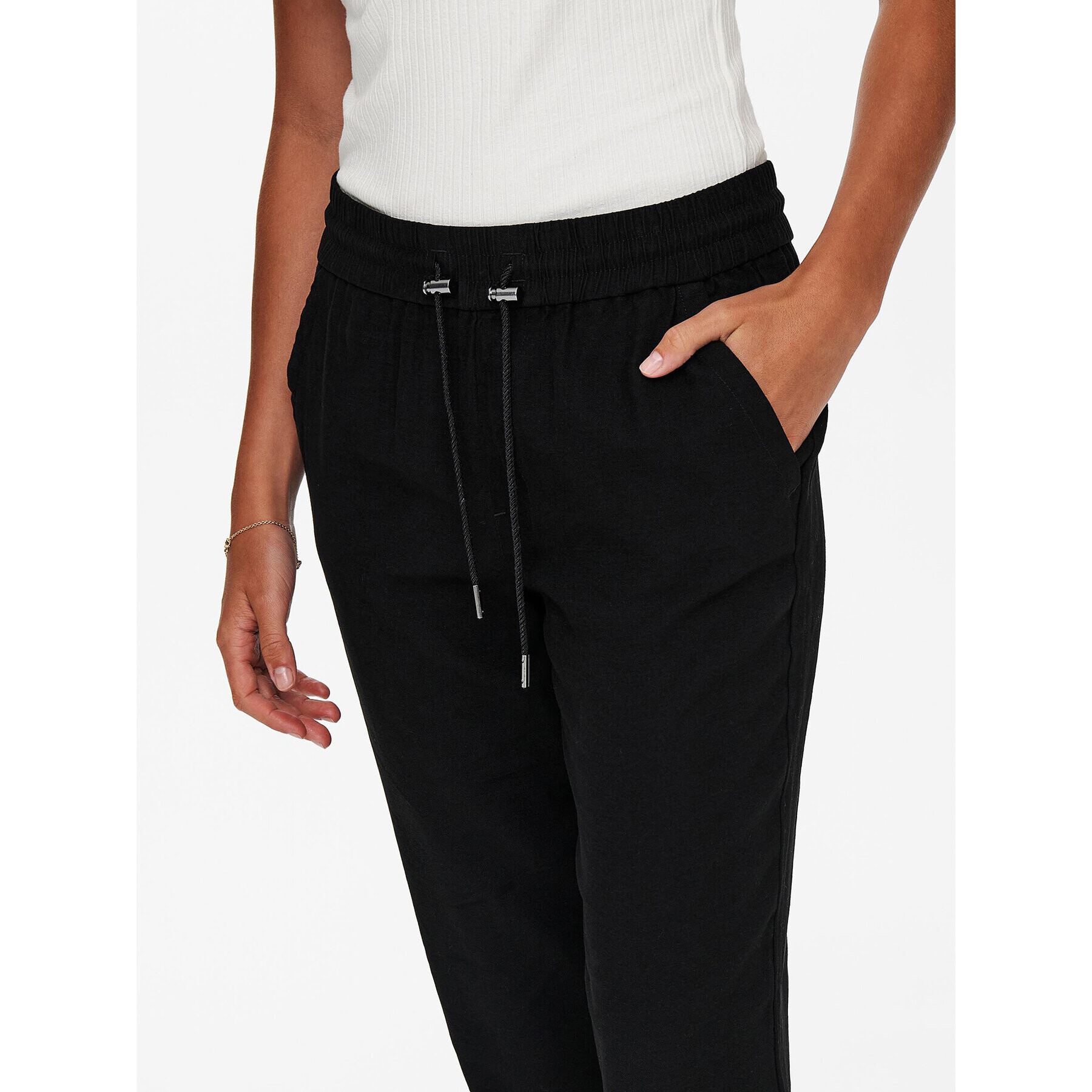ONLY Долнище анцуг 15203946 Черен Regular Fit - Pepit.bg