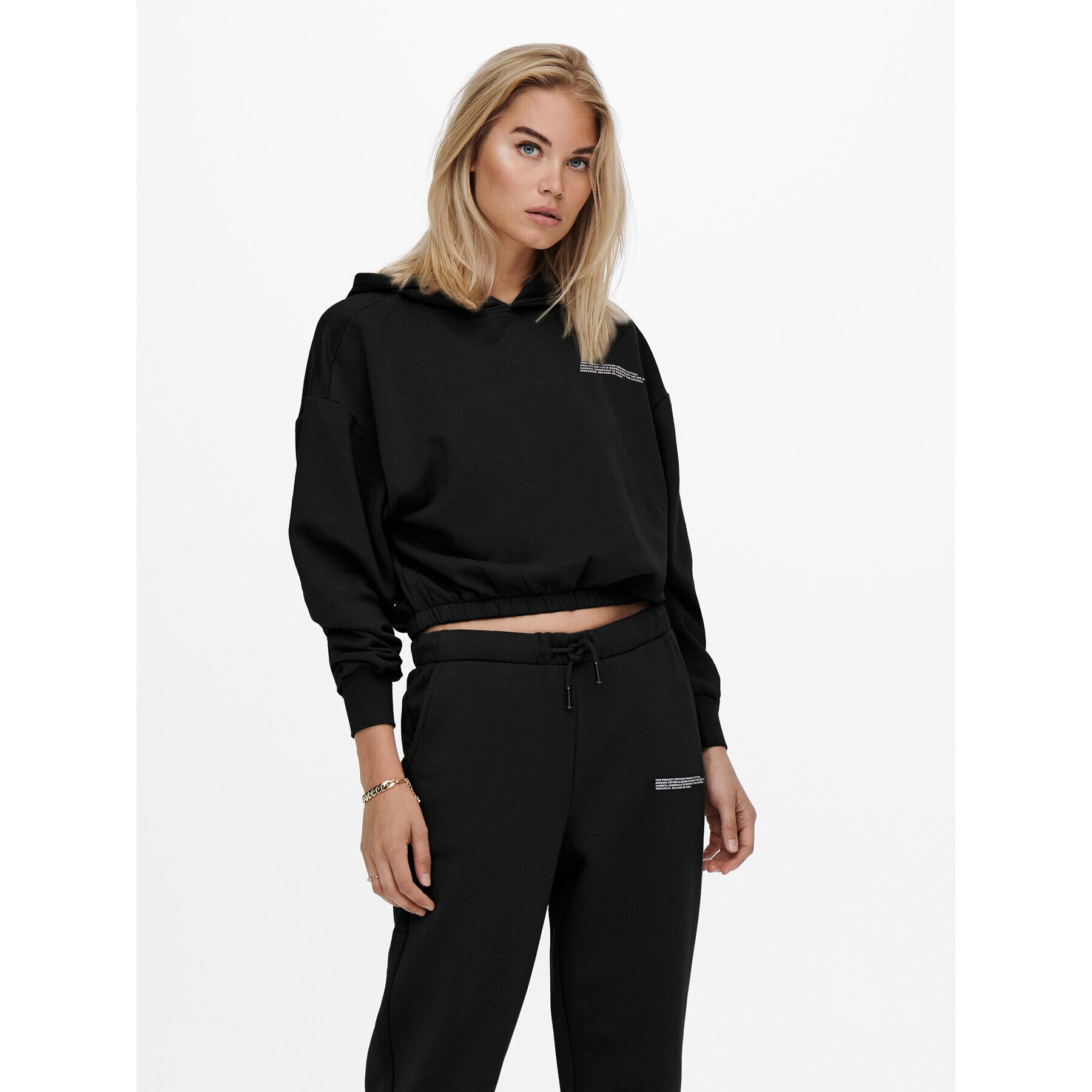 ONLY Долнище анцуг 15239890 Черен Regular Fit - Pepit.bg