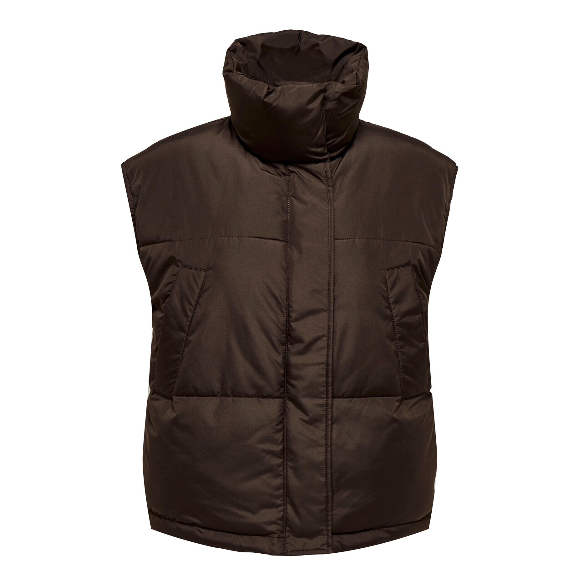 ONLY Елек 15292923 Кафяв Regular Fit - Pepit.bg