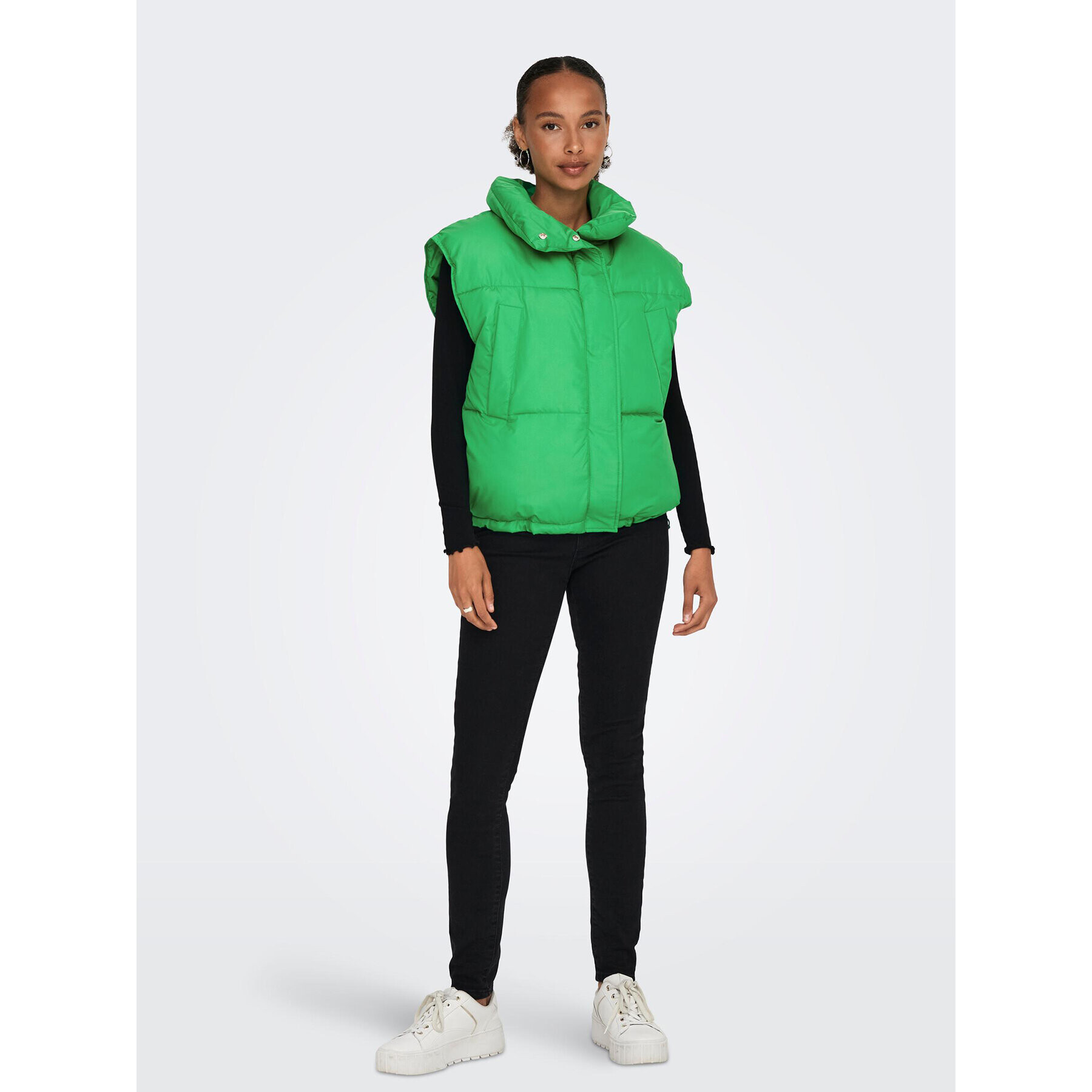ONLY Елек 15292923 Зелен Regular Fit - Pepit.bg