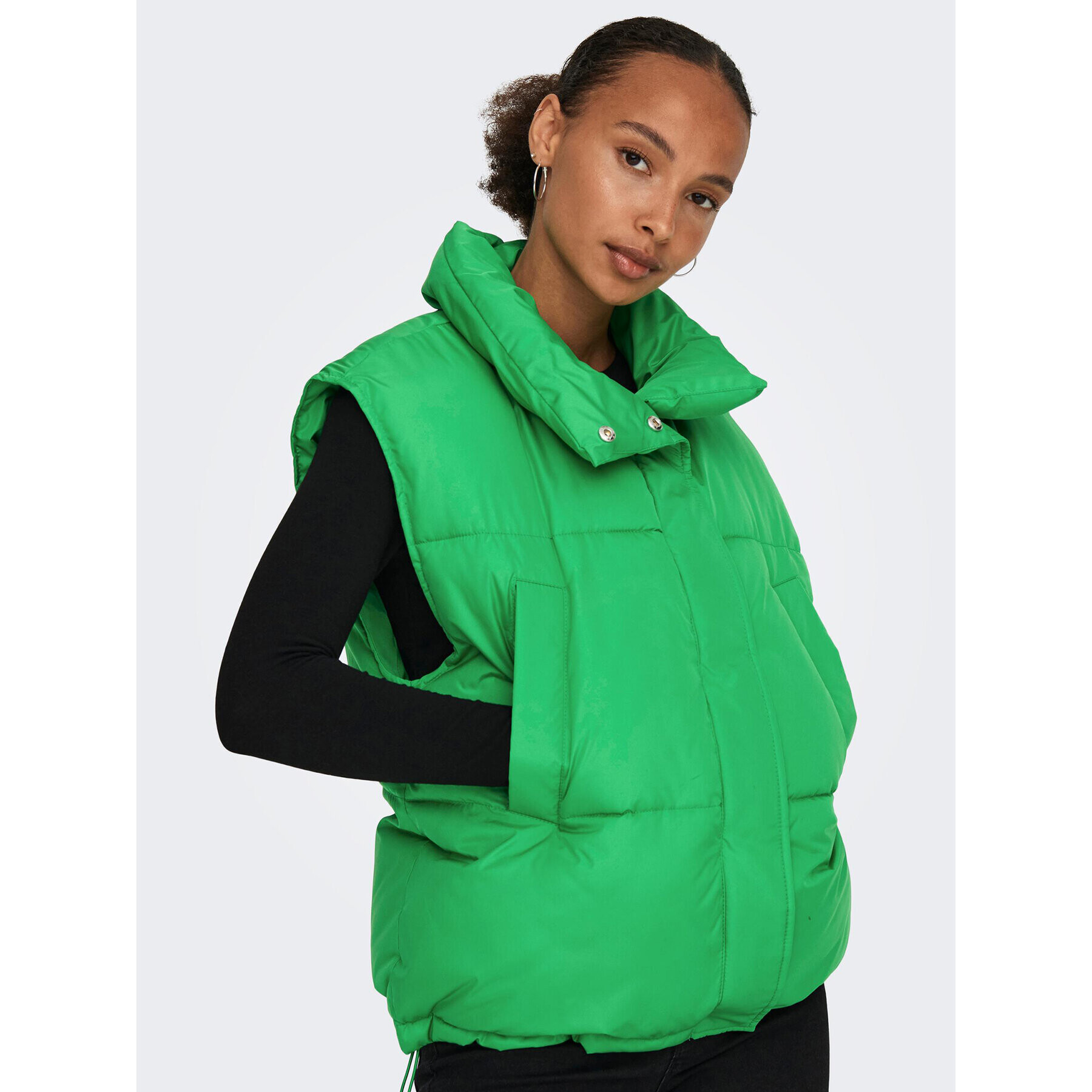 ONLY Елек 15292923 Зелен Regular Fit - Pepit.bg