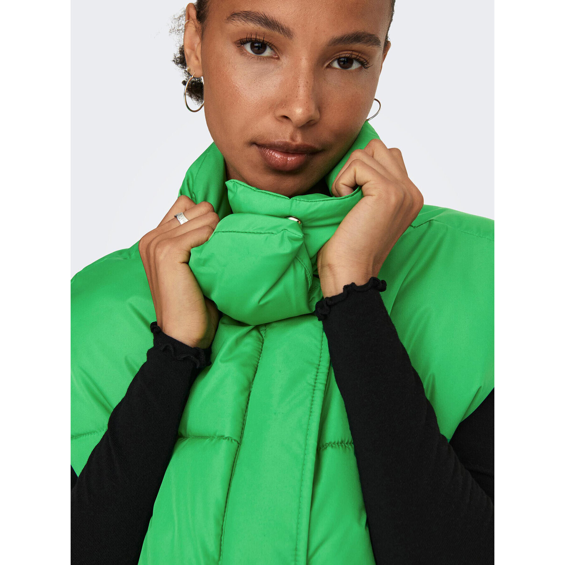 ONLY Елек 15292923 Зелен Regular Fit - Pepit.bg
