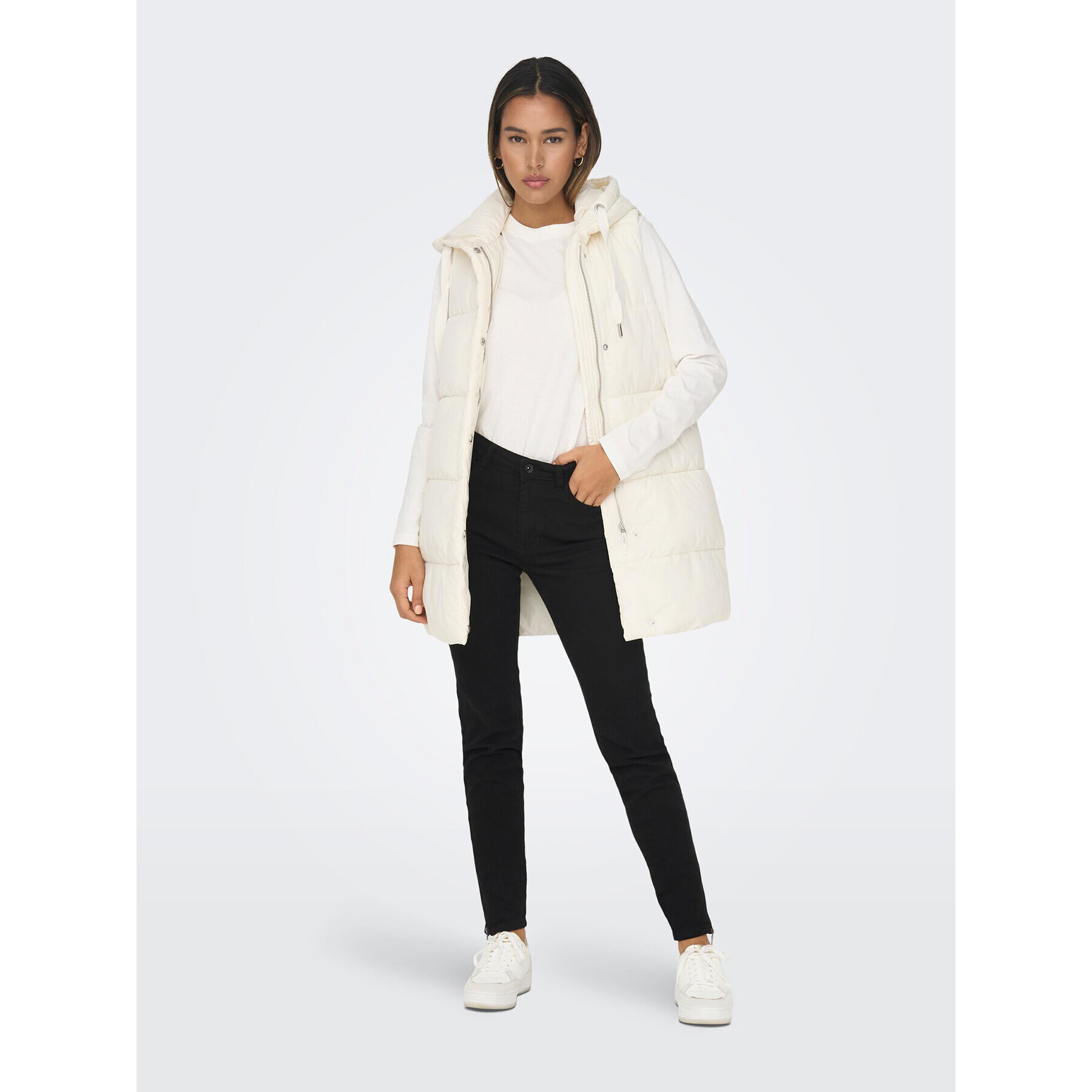 ONLY Елек 15300256 Екрю Regular Fit - Pepit.bg