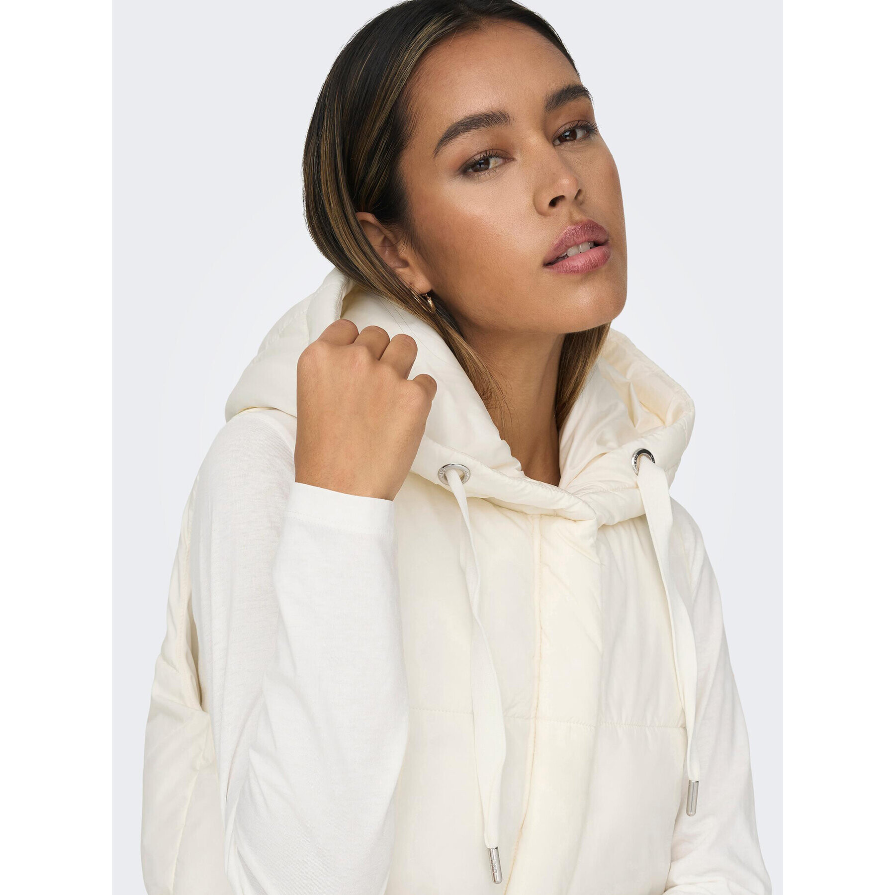 ONLY Елек 15300256 Екрю Regular Fit - Pepit.bg