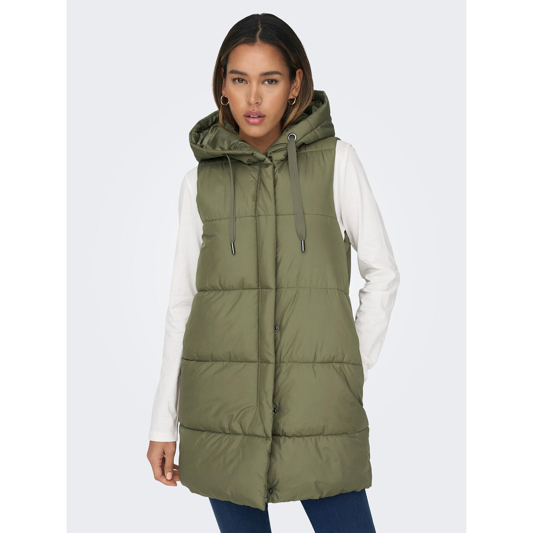 ONLY Елек 15300256 Зелен Regular Fit - Pepit.bg