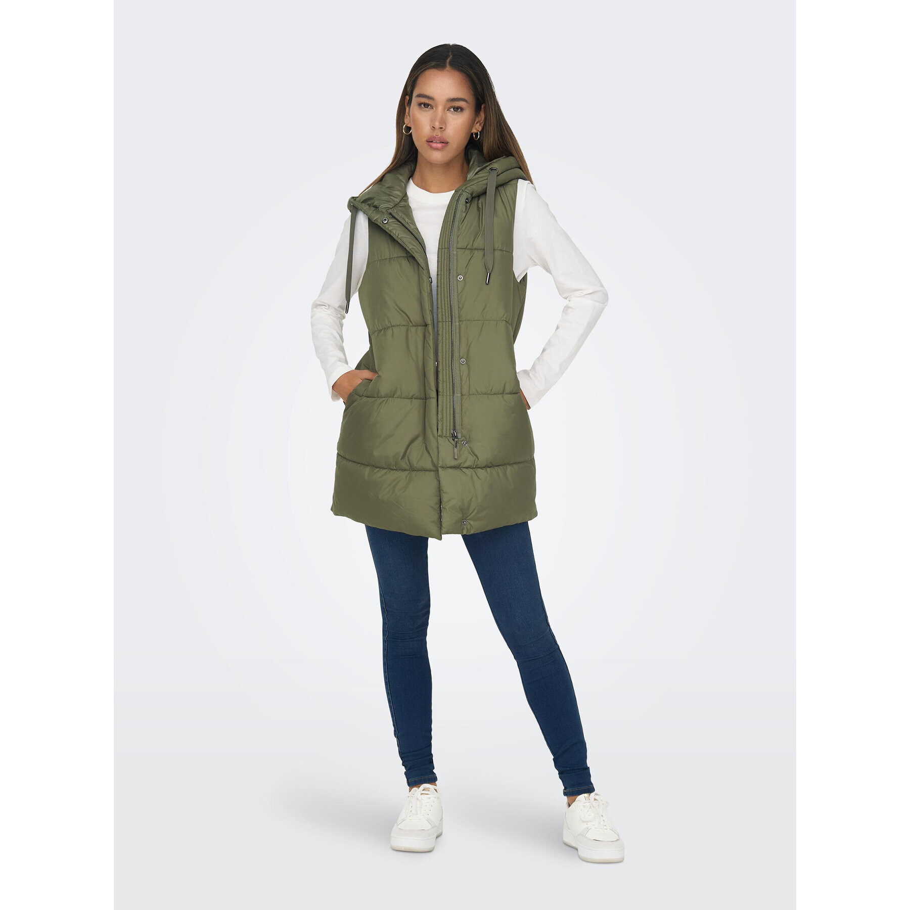 ONLY Елек 15300256 Зелен Regular Fit - Pepit.bg