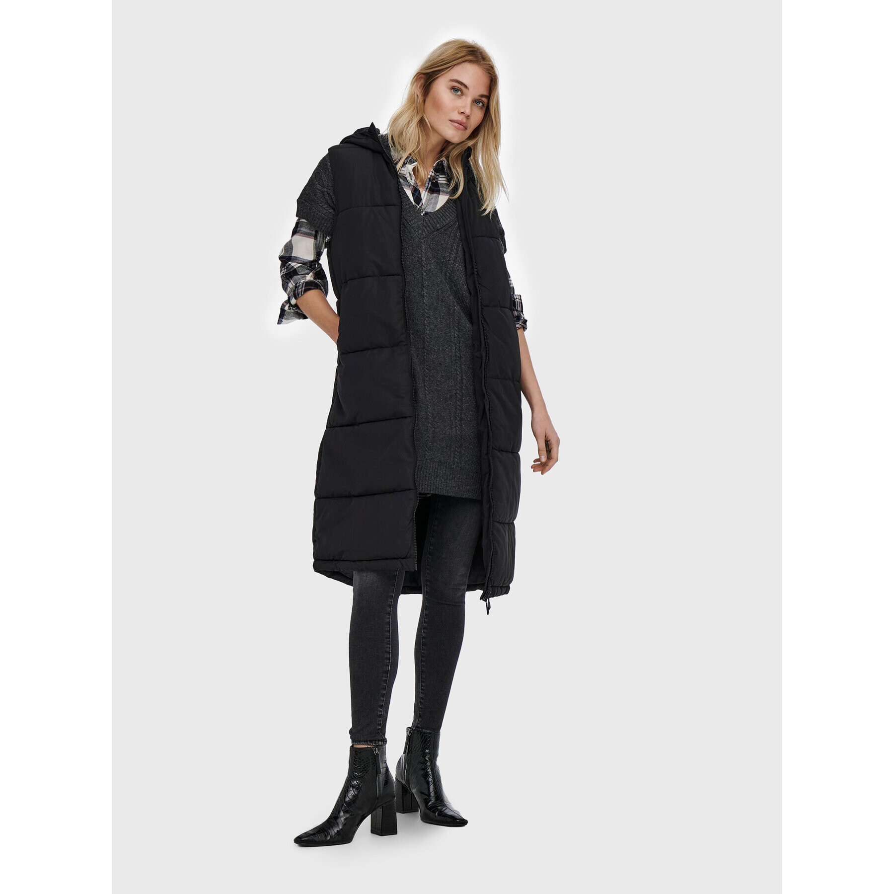 ONLY Елек Alina 15241995 Черен Regular Fit - Pepit.bg