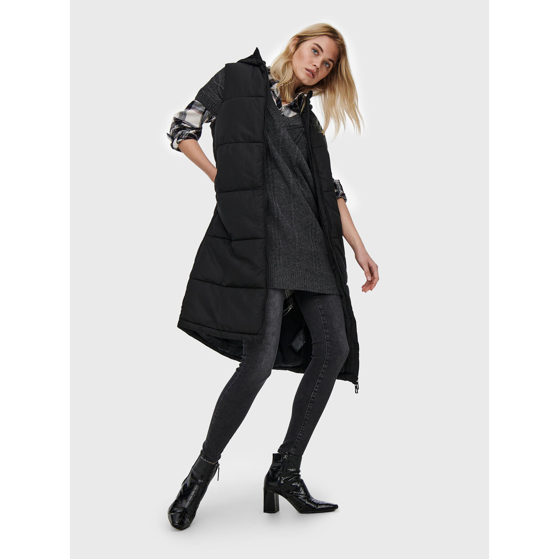 ONLY Елек Alina 15241995 Черен Regular Fit - Pepit.bg