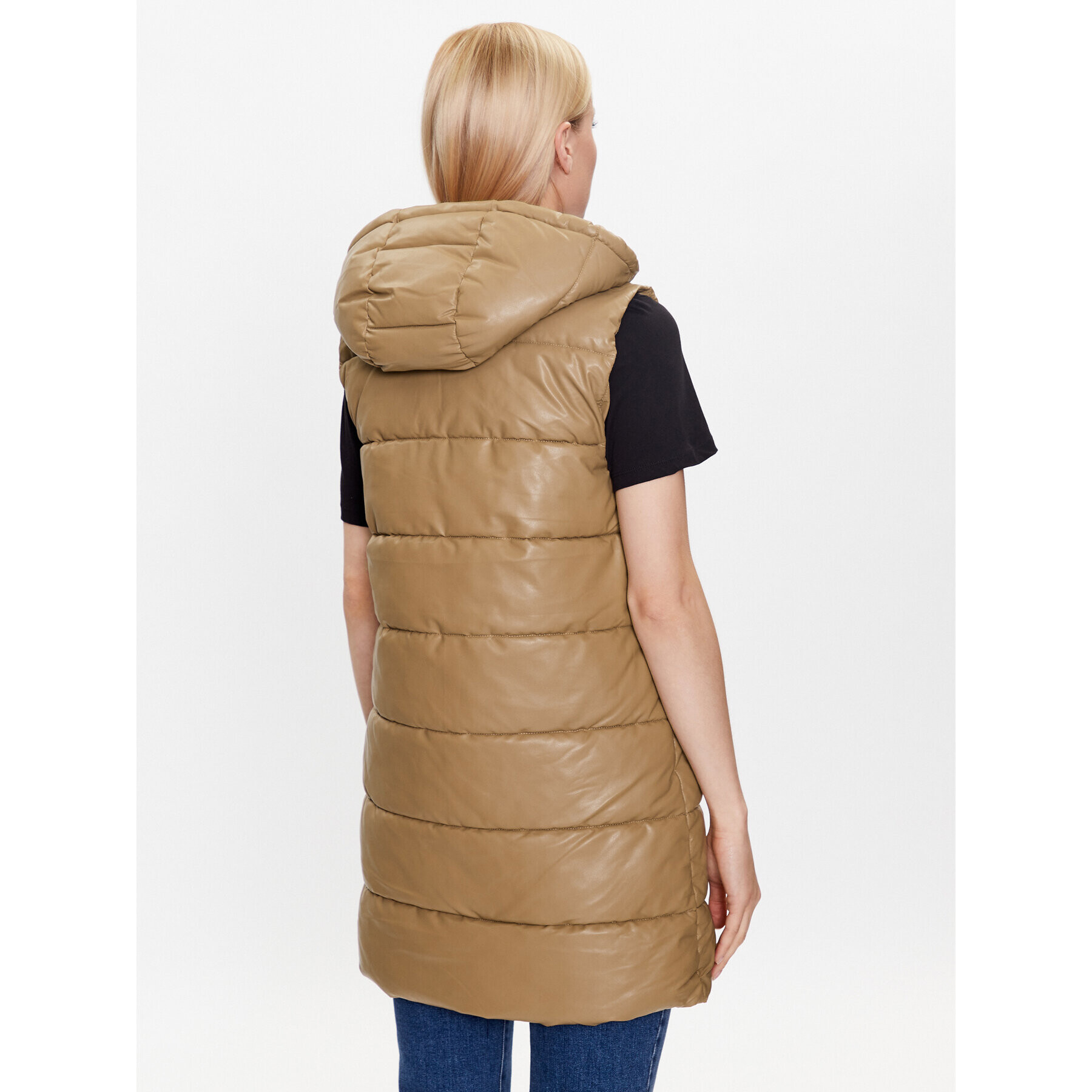 ONLY Елек Anja 15261497 Кафяв Regular Fit - Pepit.bg