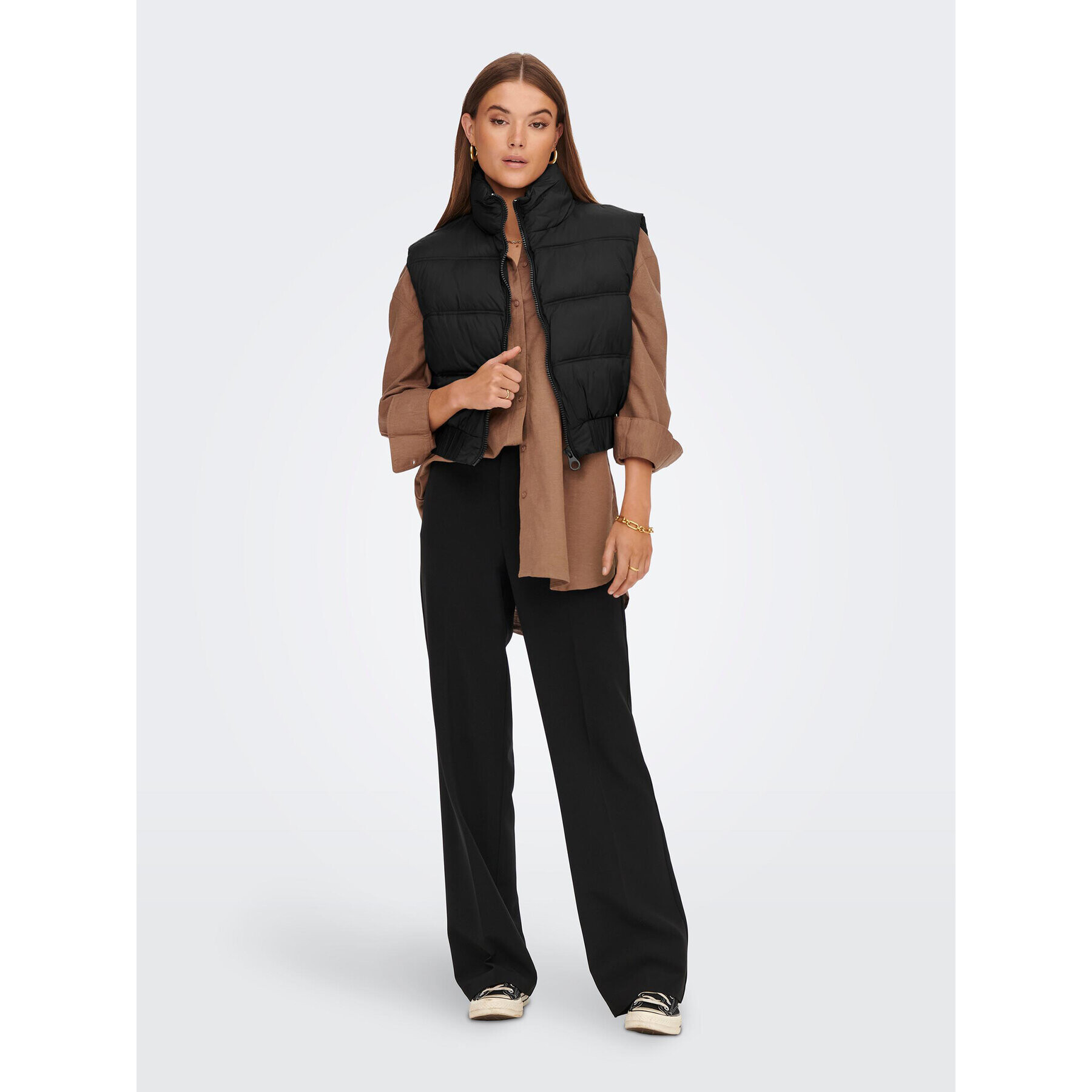 ONLY Елек Carol 15271103 Черен Regular Fit - Pepit.bg