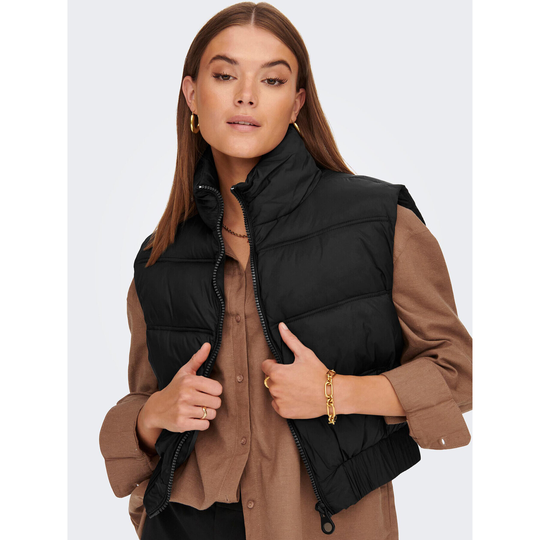 ONLY Елек Carol 15271103 Черен Regular Fit - Pepit.bg