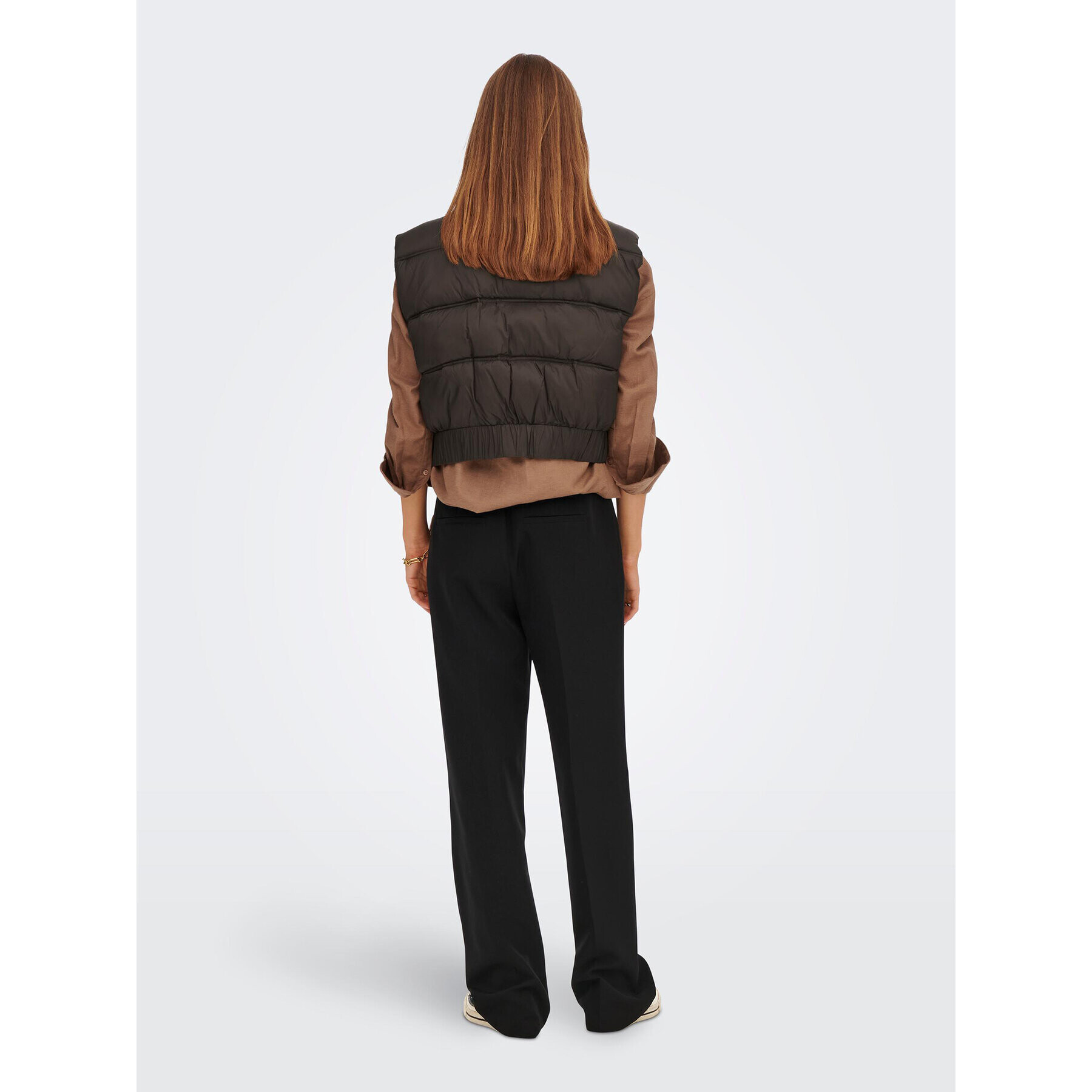 ONLY Елек Carol 15271103 Кафяв Regular Fit - Pepit.bg