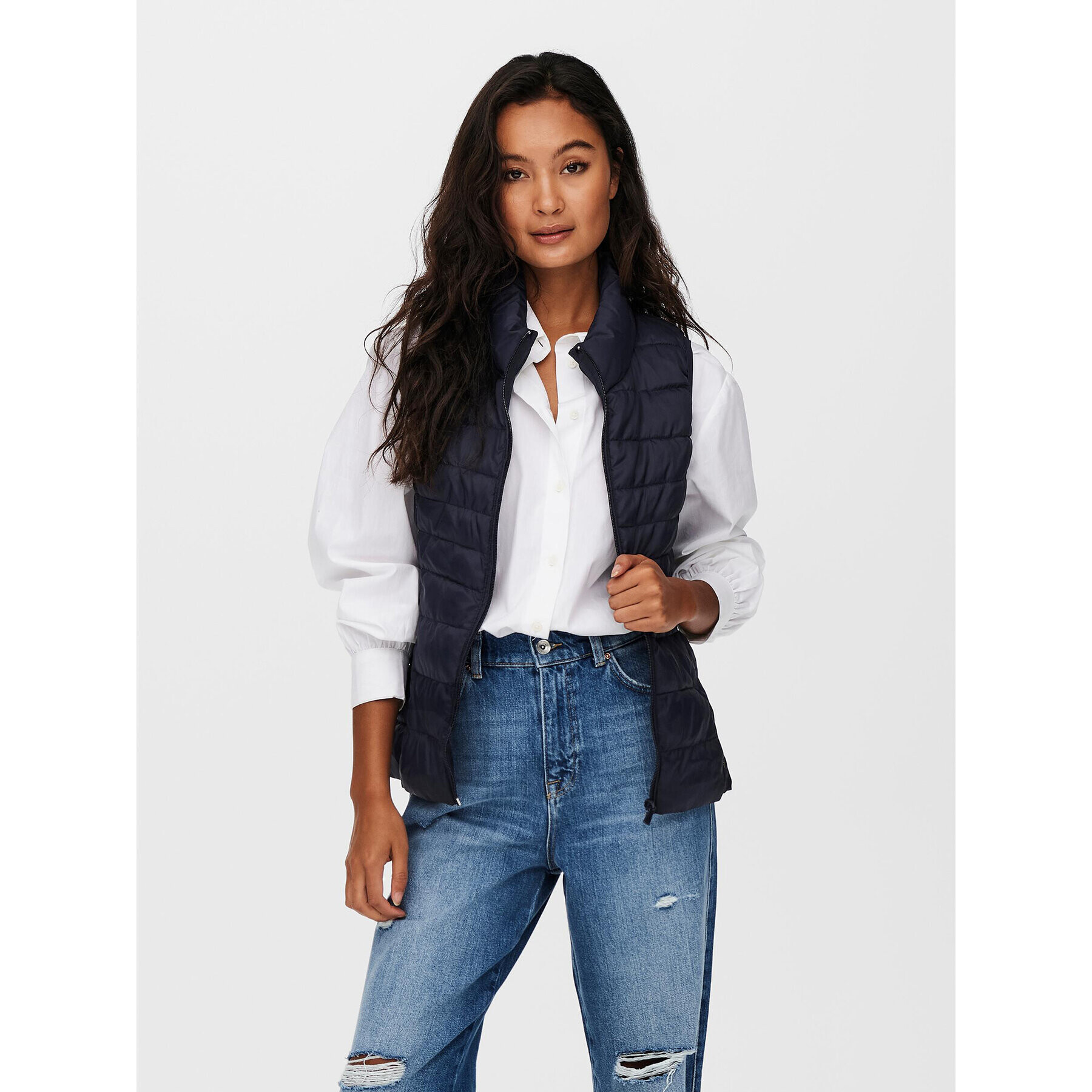 ONLY Елек New Claire 15225157 Тъмносин Regular Fit - Pepit.bg