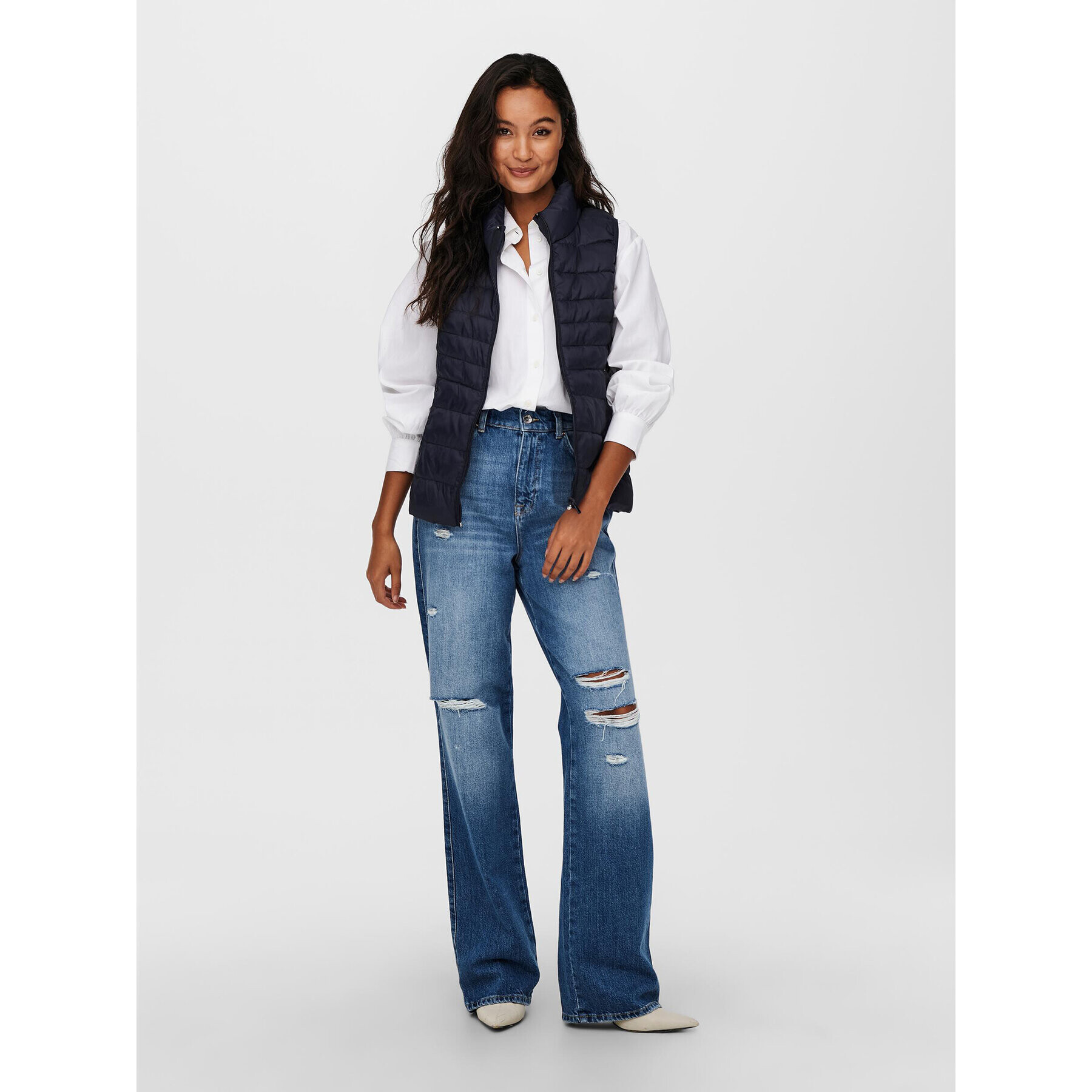 ONLY Елек New Claire 15225157 Тъмносин Regular Fit - Pepit.bg
