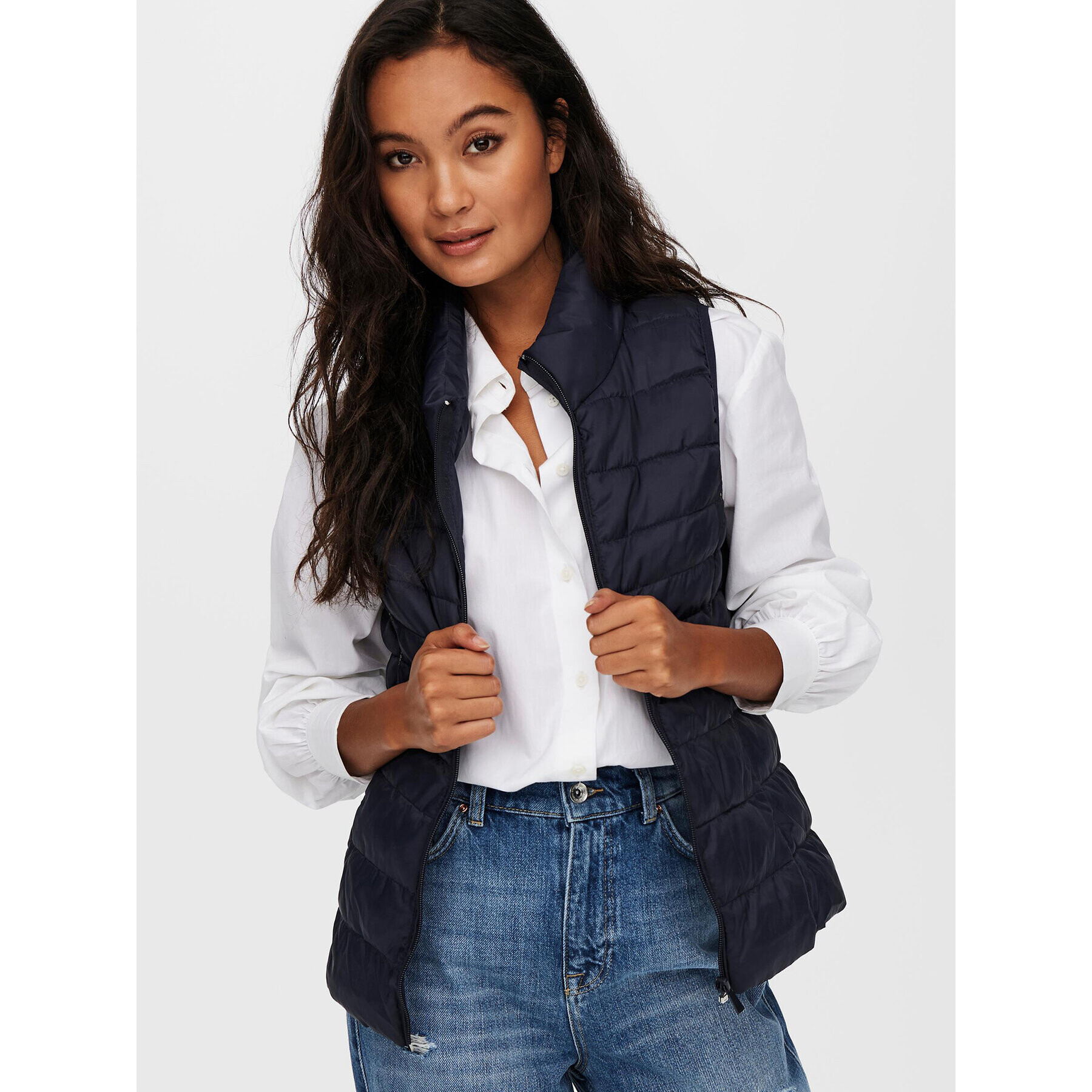 ONLY Елек New Claire 15225157 Тъмносин Regular Fit - Pepit.bg