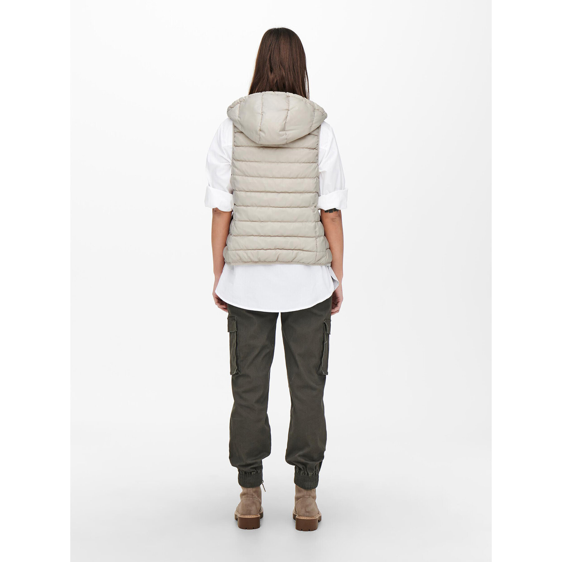 ONLY Елек New Tahoe 15205760 Екрю Regular Fit - Pepit.bg