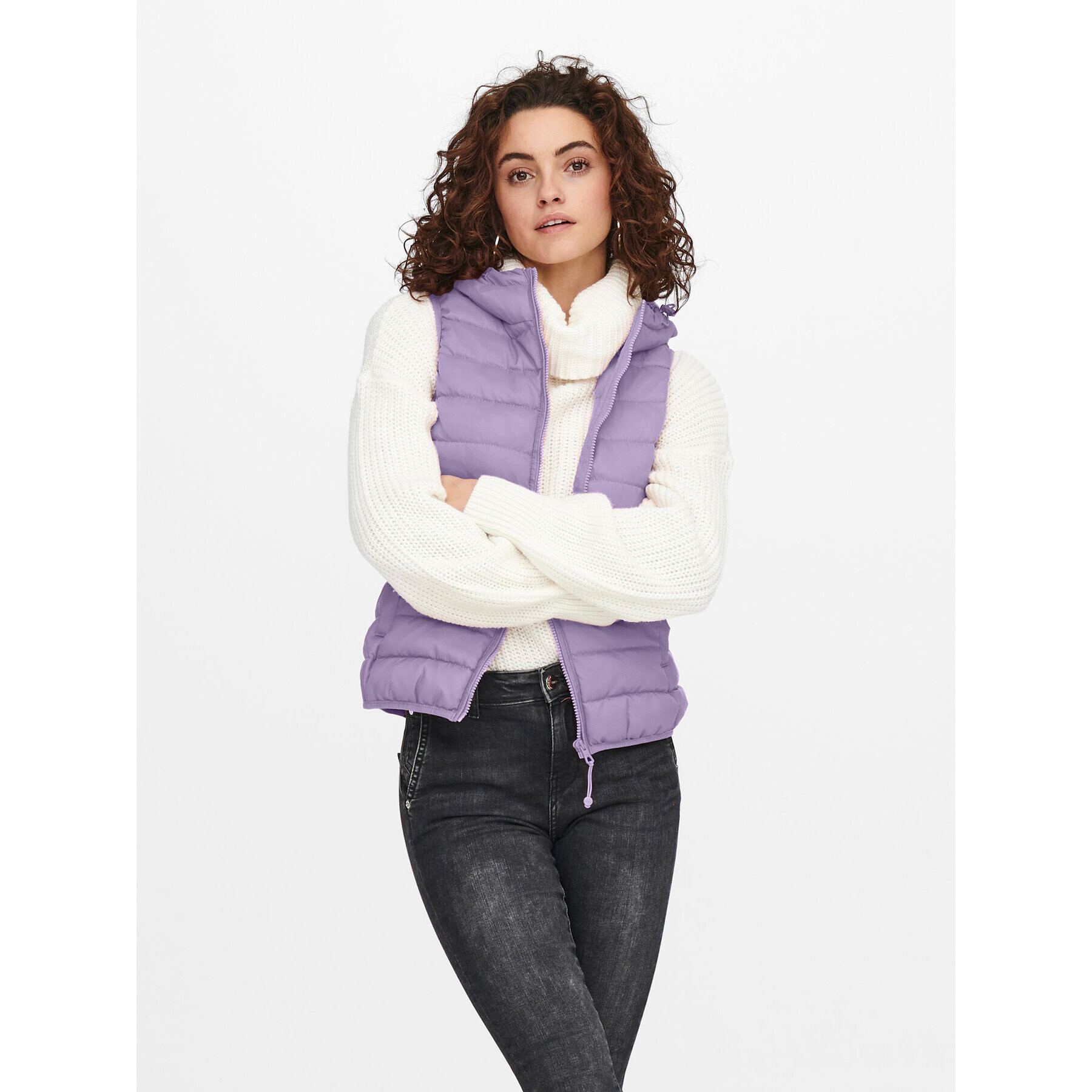 ONLY Елек New Tahoe 15205760 Виолетов Regular Fit - Pepit.bg
