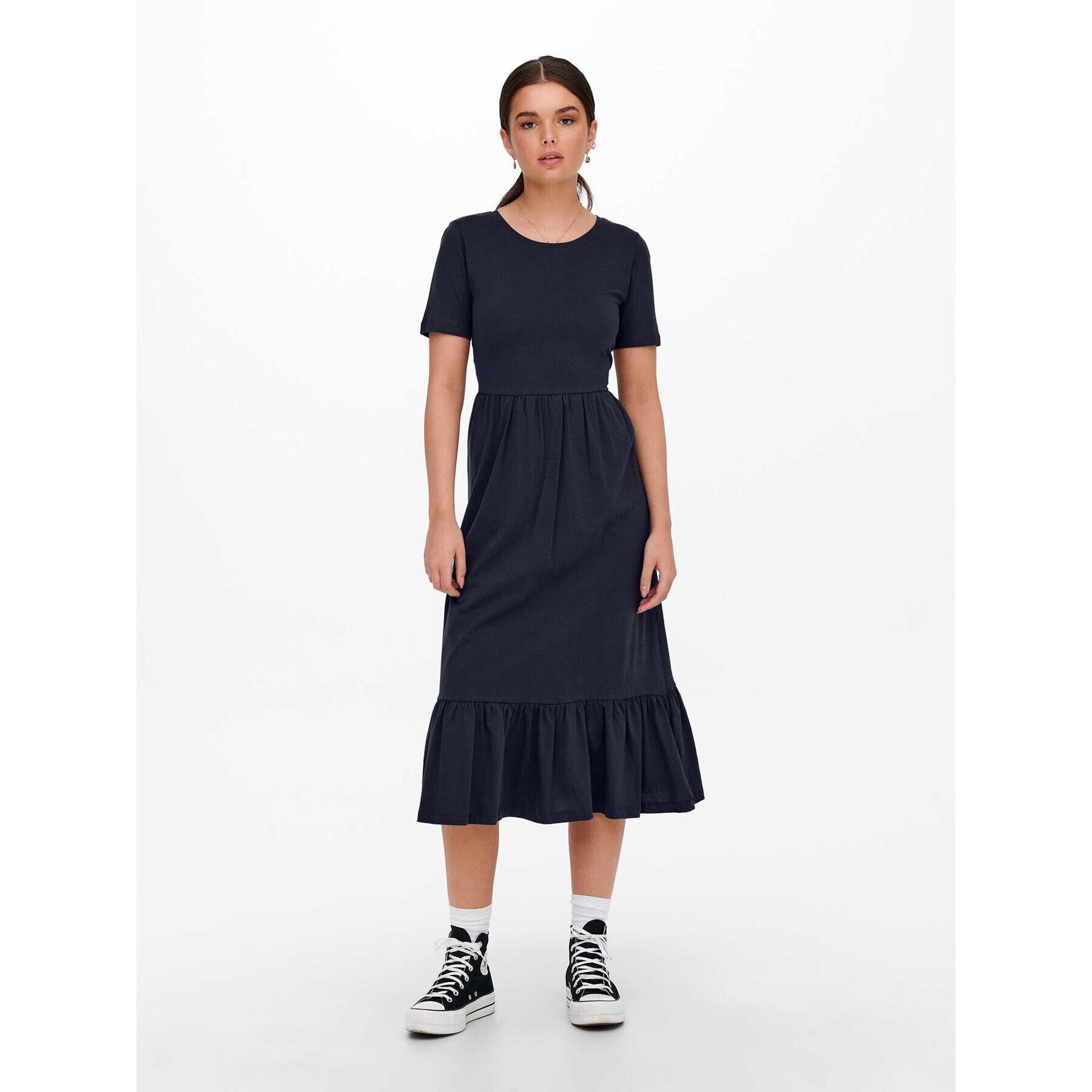 ONLY Ежедневна рокля 15252525 Тъмносин Regular Fit - Pepit.bg