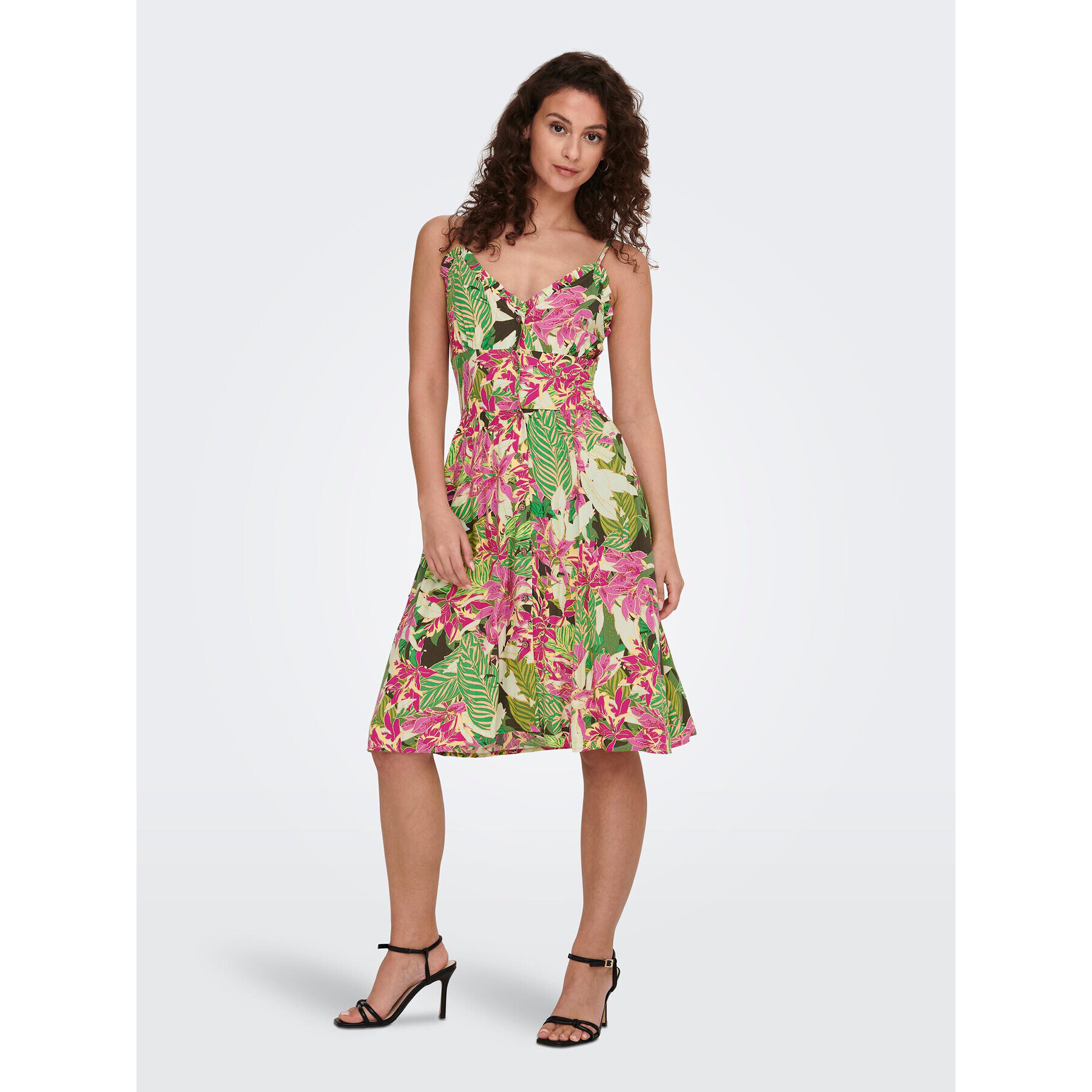 ONLY Ежедневна рокля 15291550 Зелен Regular Fit - Pepit.bg