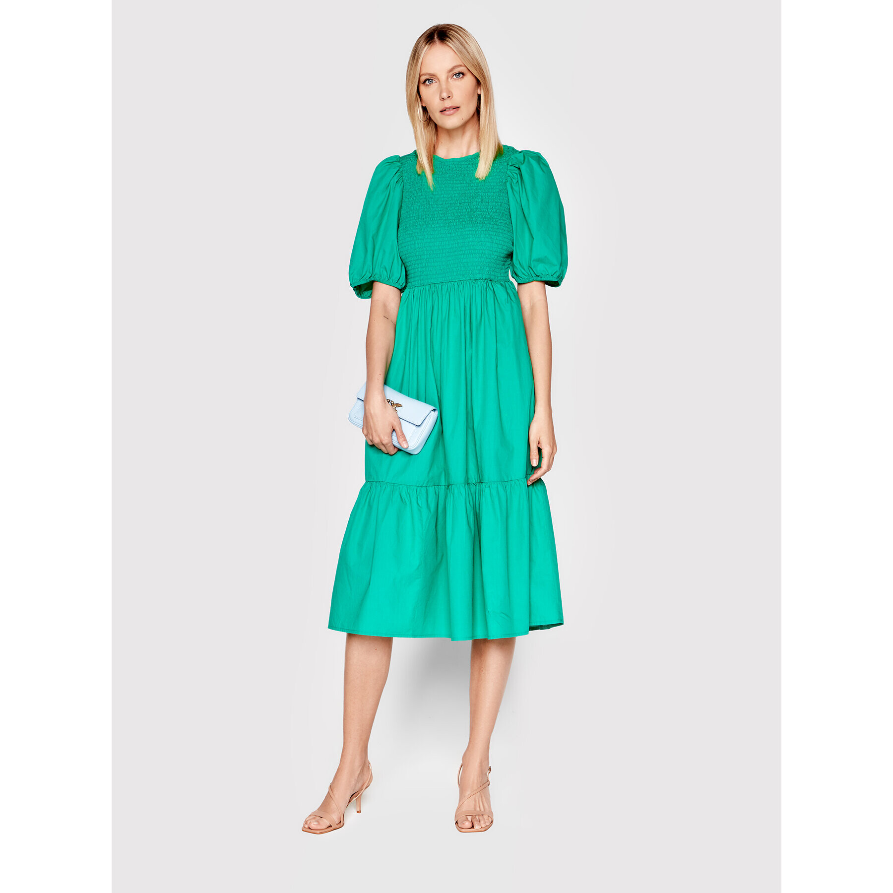 ONLY Ежедневна рокля Lesley 15256514 Зелен Regular Fit - Pepit.bg