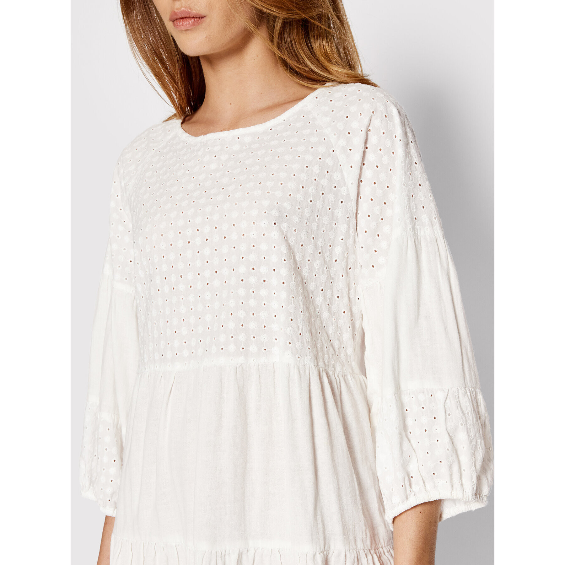 ONLY Ежедневна рокля Drue 15257500 Бял Regular Fit - Pepit.bg