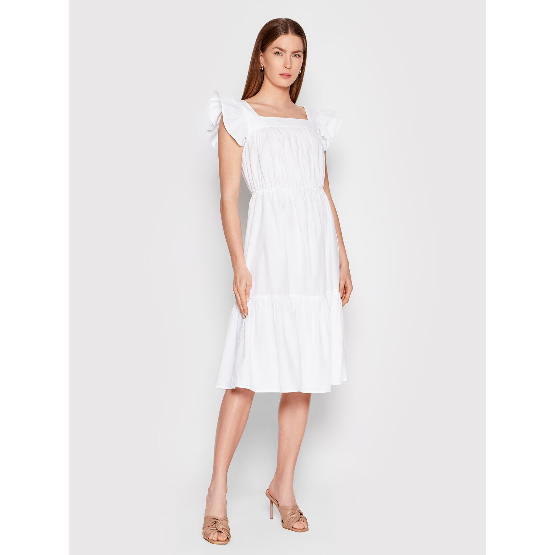 ONLY Ежедневна рокля Kirby 15261382 Бял Regular Fit - Pepit.bg