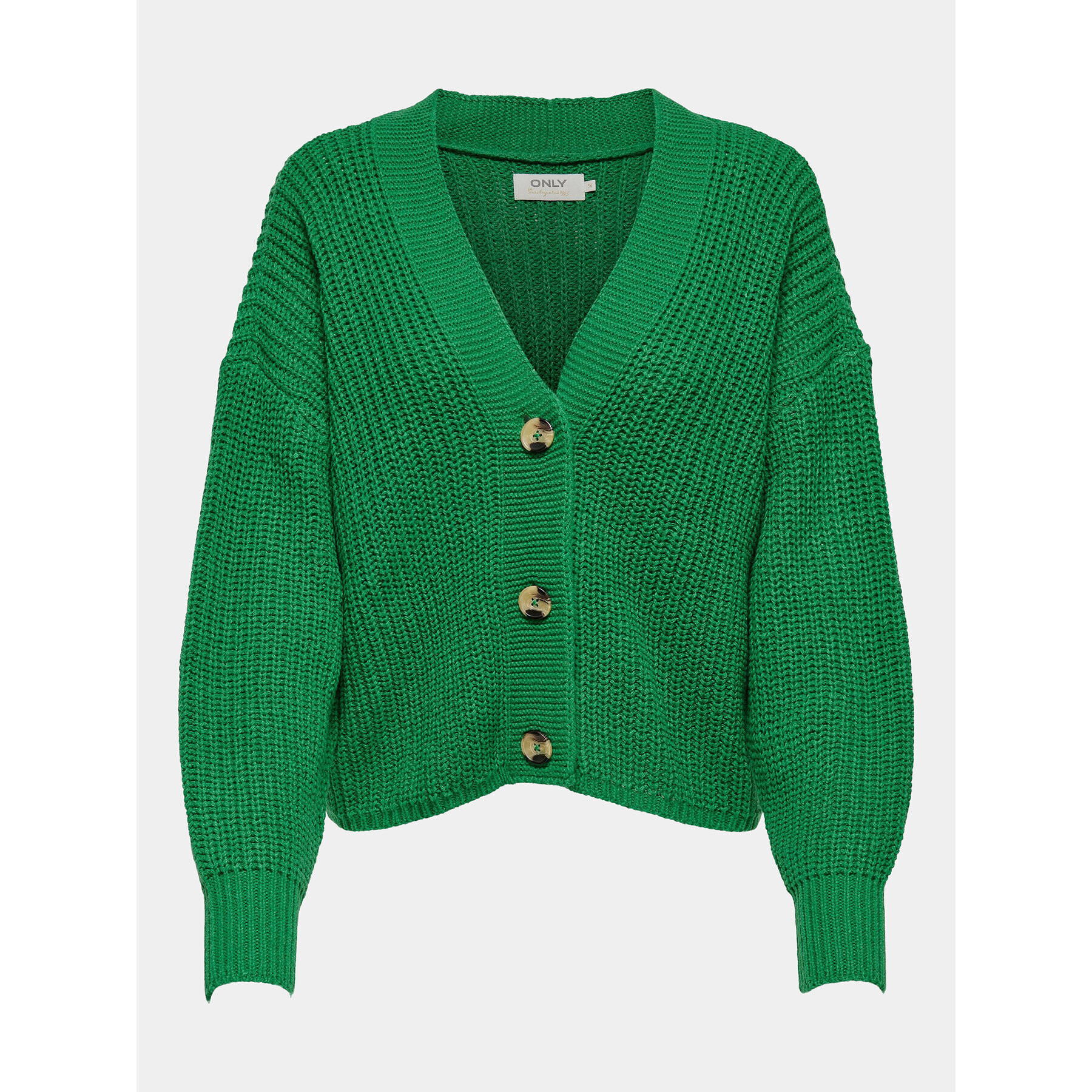 ONLY Кардиган Carol 15211521 Зелен Relaxed Fit - Pepit.bg