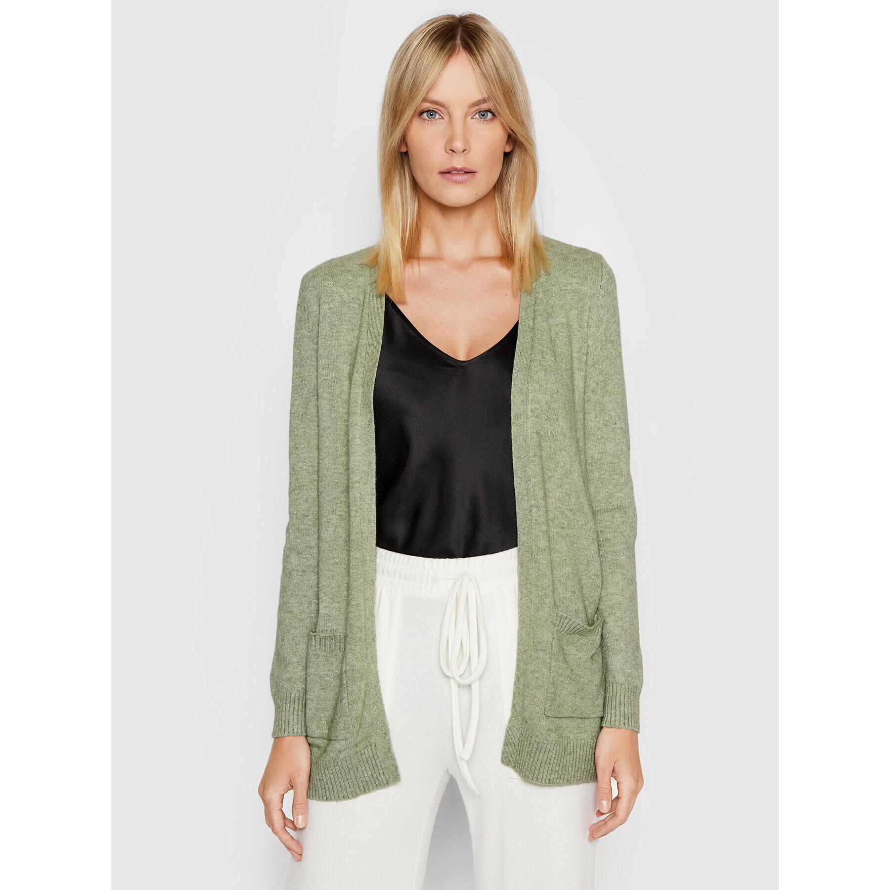 ONLY Кардиган Lesly 15174274 Зелен Regular Fit - Pepit.bg