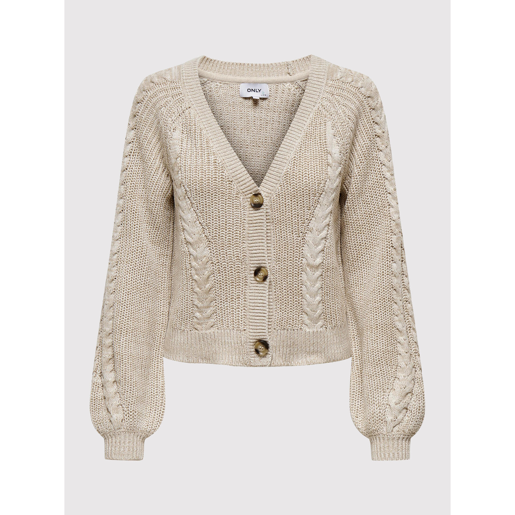 ONLY Кардиган Rosie 15210622 Бежов Regular Fit - Pepit.bg