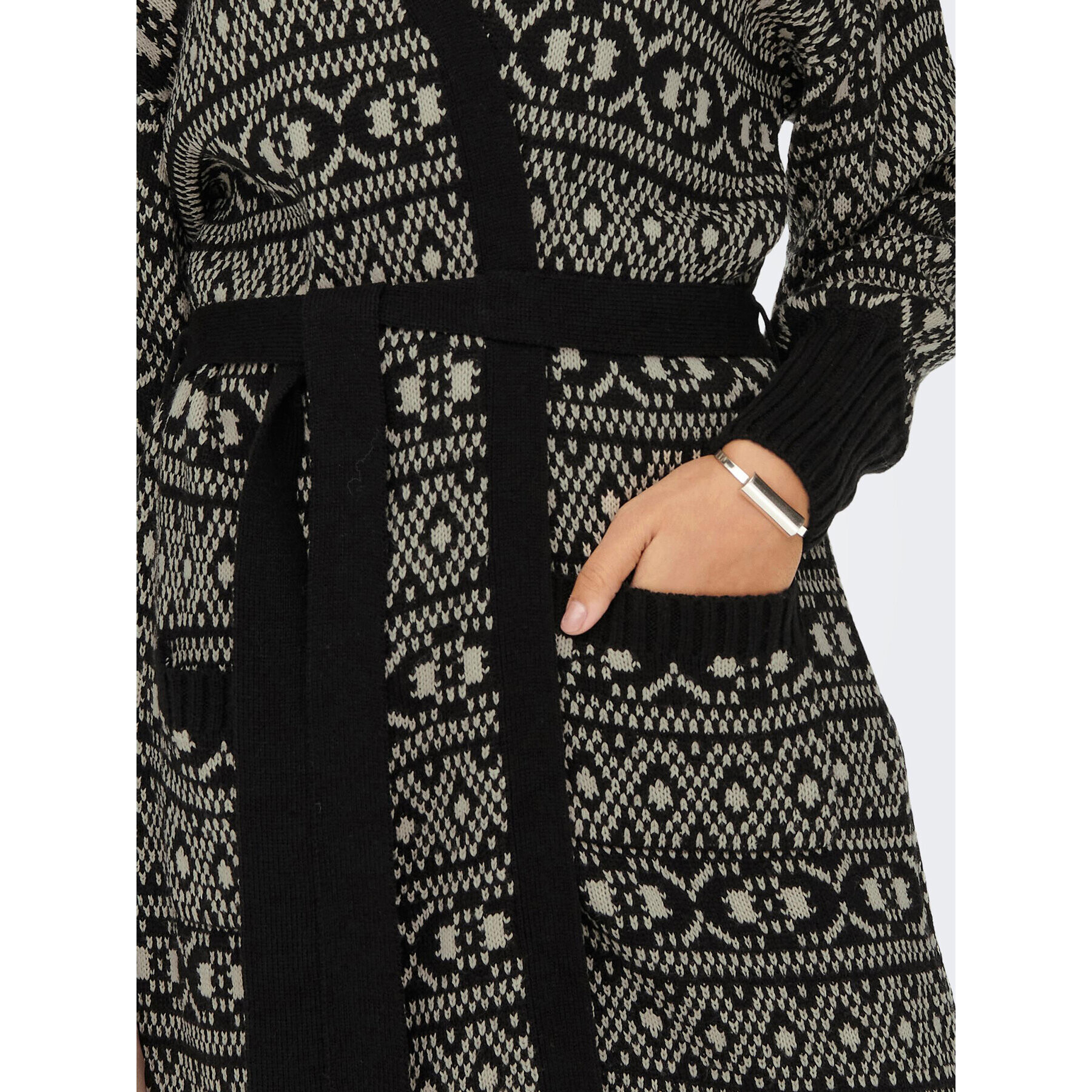 ONLY Кардиган Sigrun 15262126 Черен Regular Fit - Pepit.bg