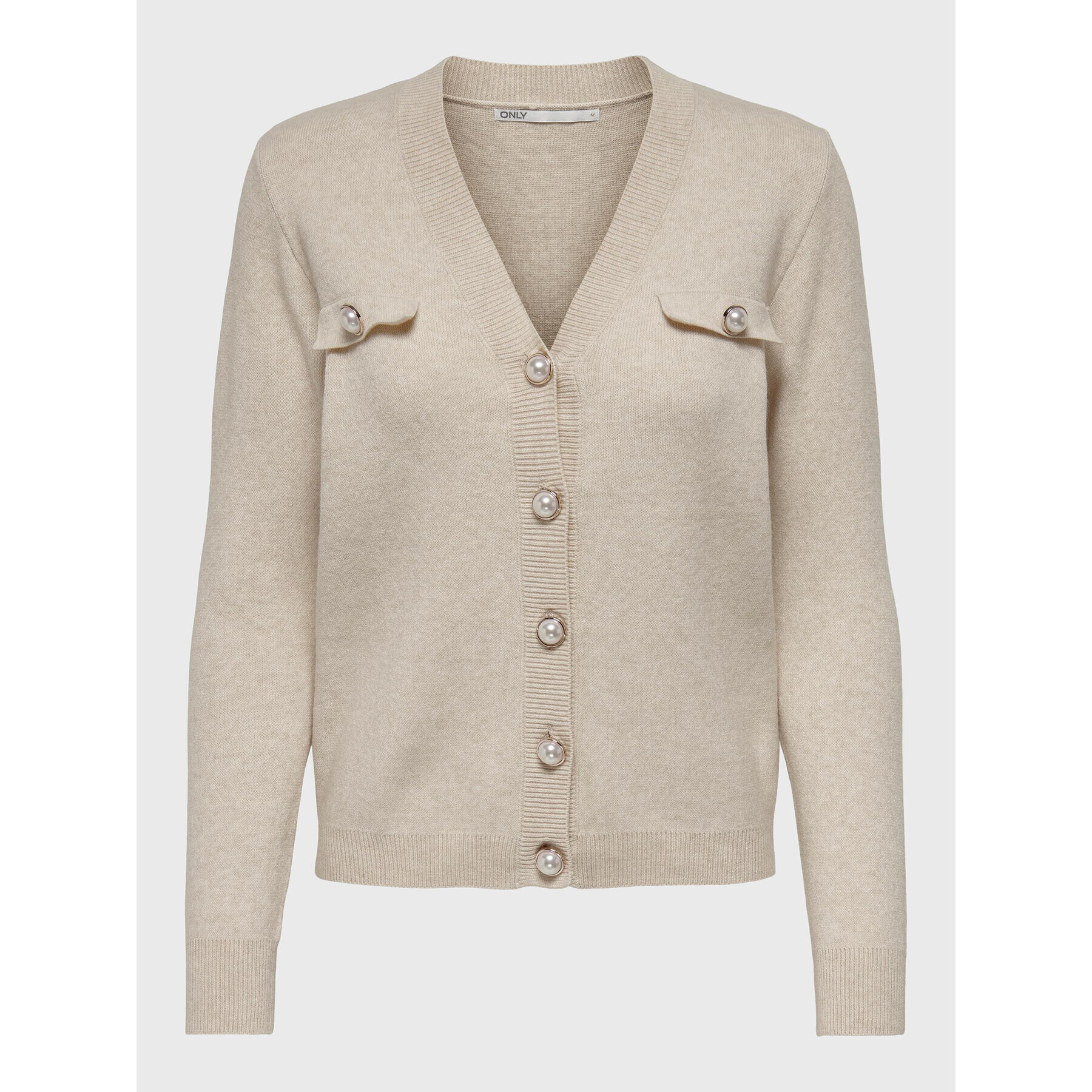 ONLY Кардиган Zola 15259681 Бежов Regular Fit - Pepit.bg