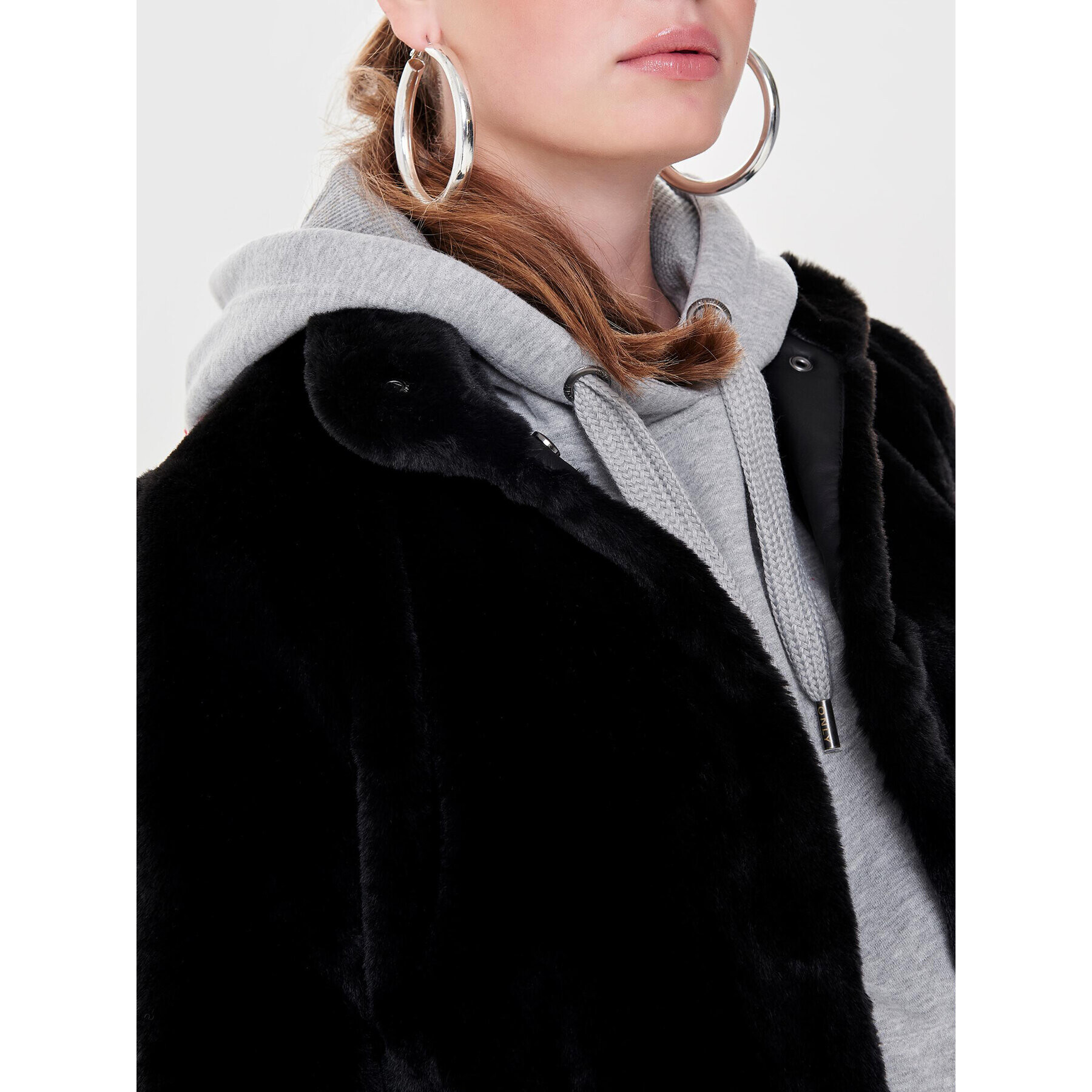 ONLY Кожено палто Vida 15160013 Черен Regular Fit - Pepit.bg