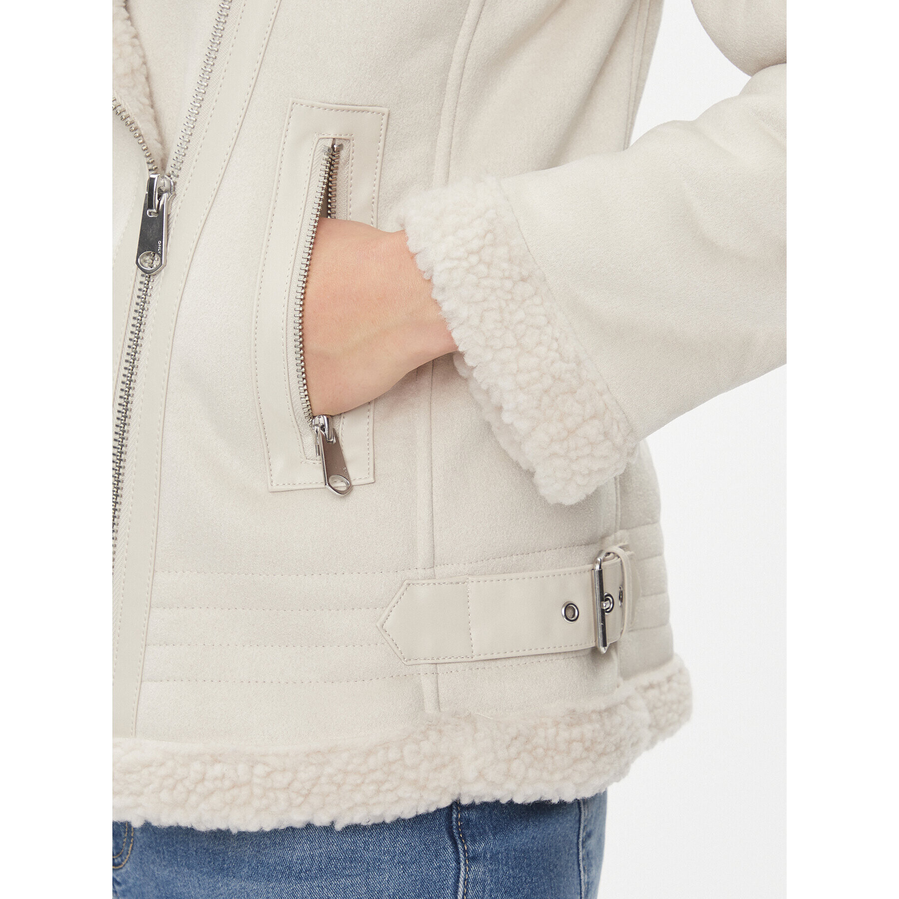 ONLY Кожух 15304775 Бежов Regular Fit - Pepit.bg