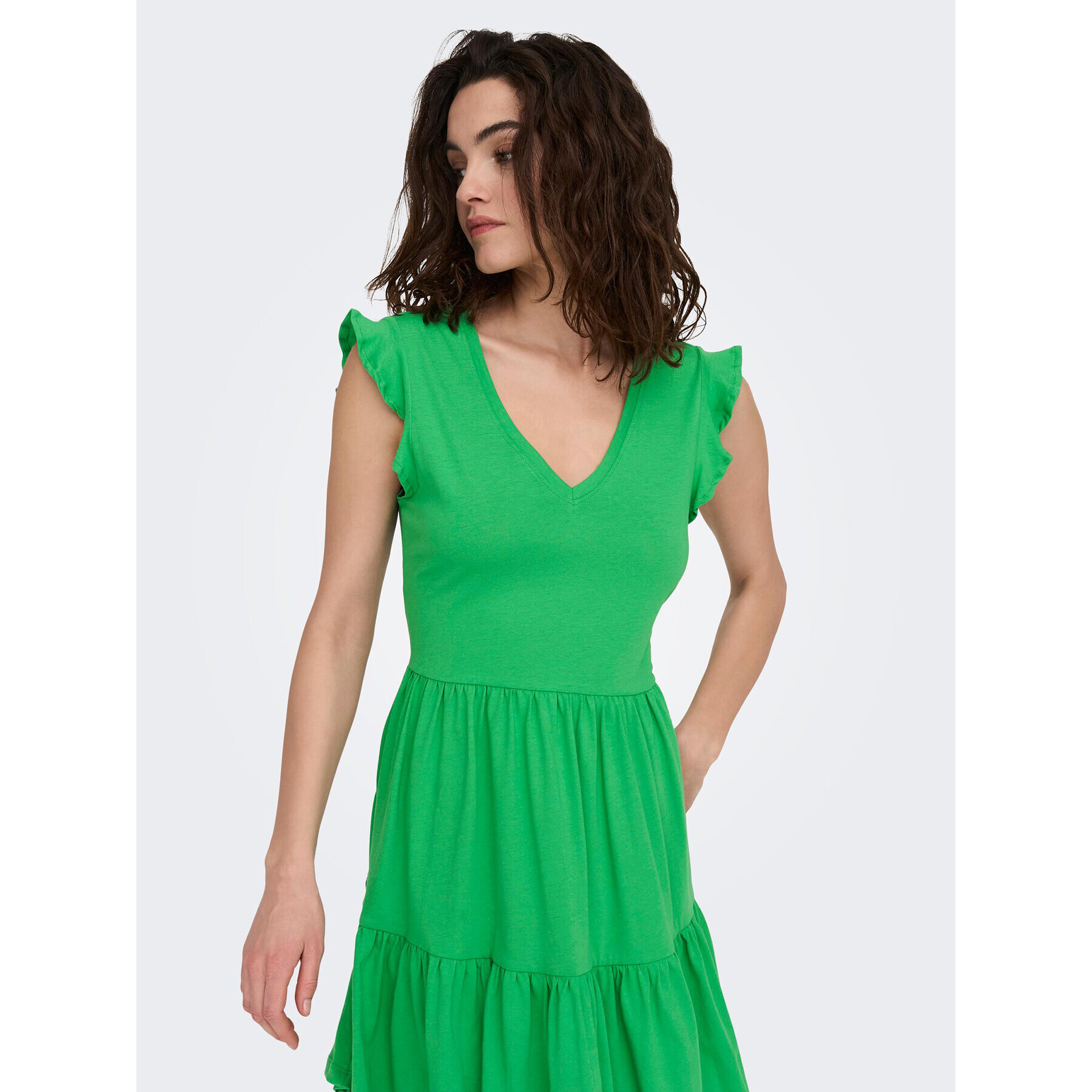 ONLY Лятна рокля May 15226992 Зелен Regular Fit - Pepit.bg