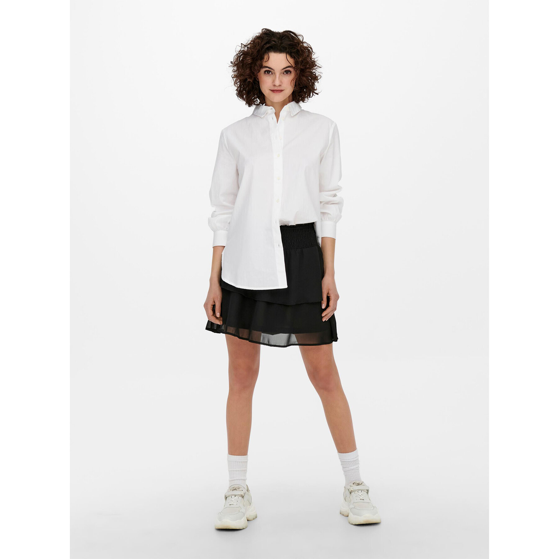 ONLY Мини пола 15251508 Черен Regular Fit - Pepit.bg
