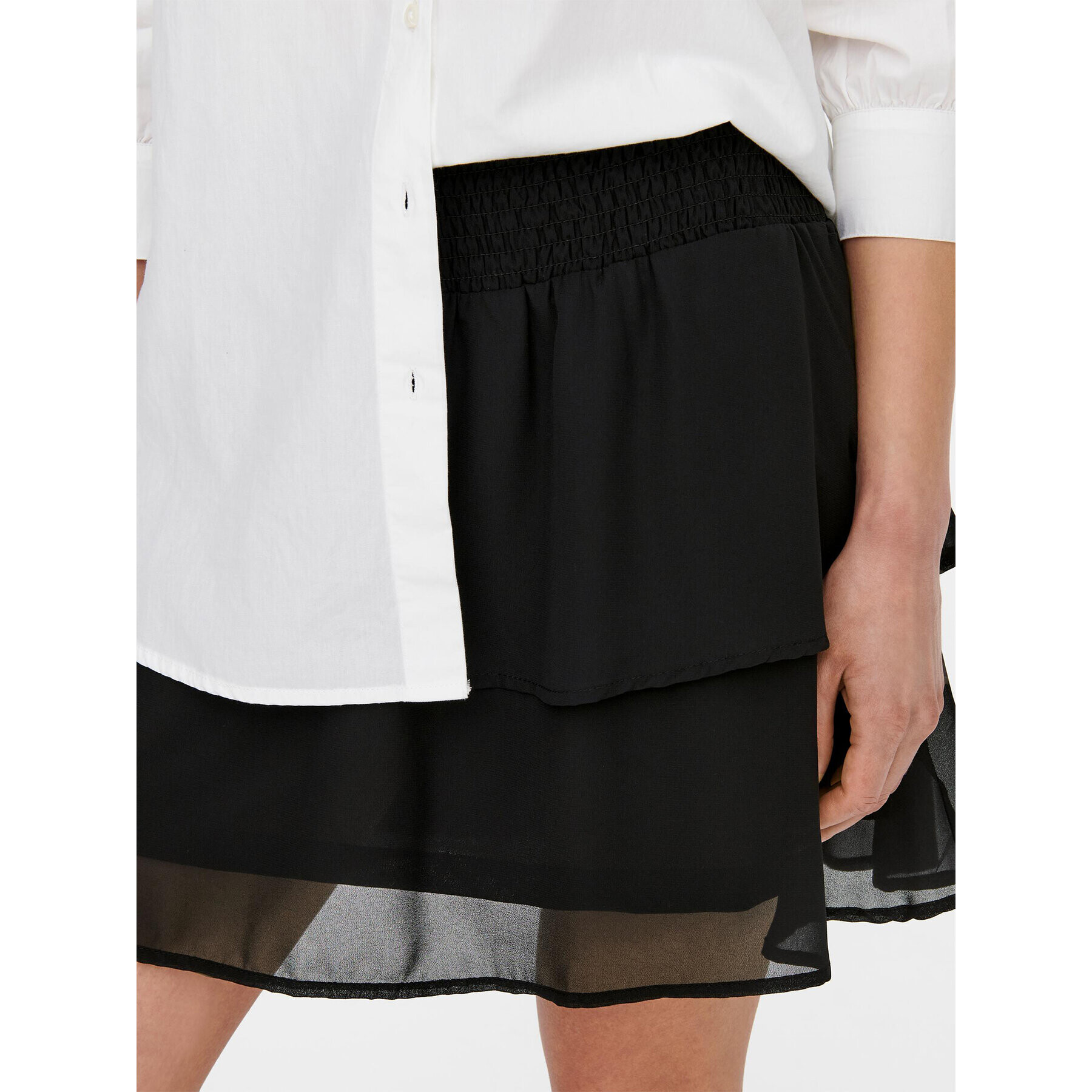 ONLY Мини пола 15251508 Черен Regular Fit - Pepit.bg
