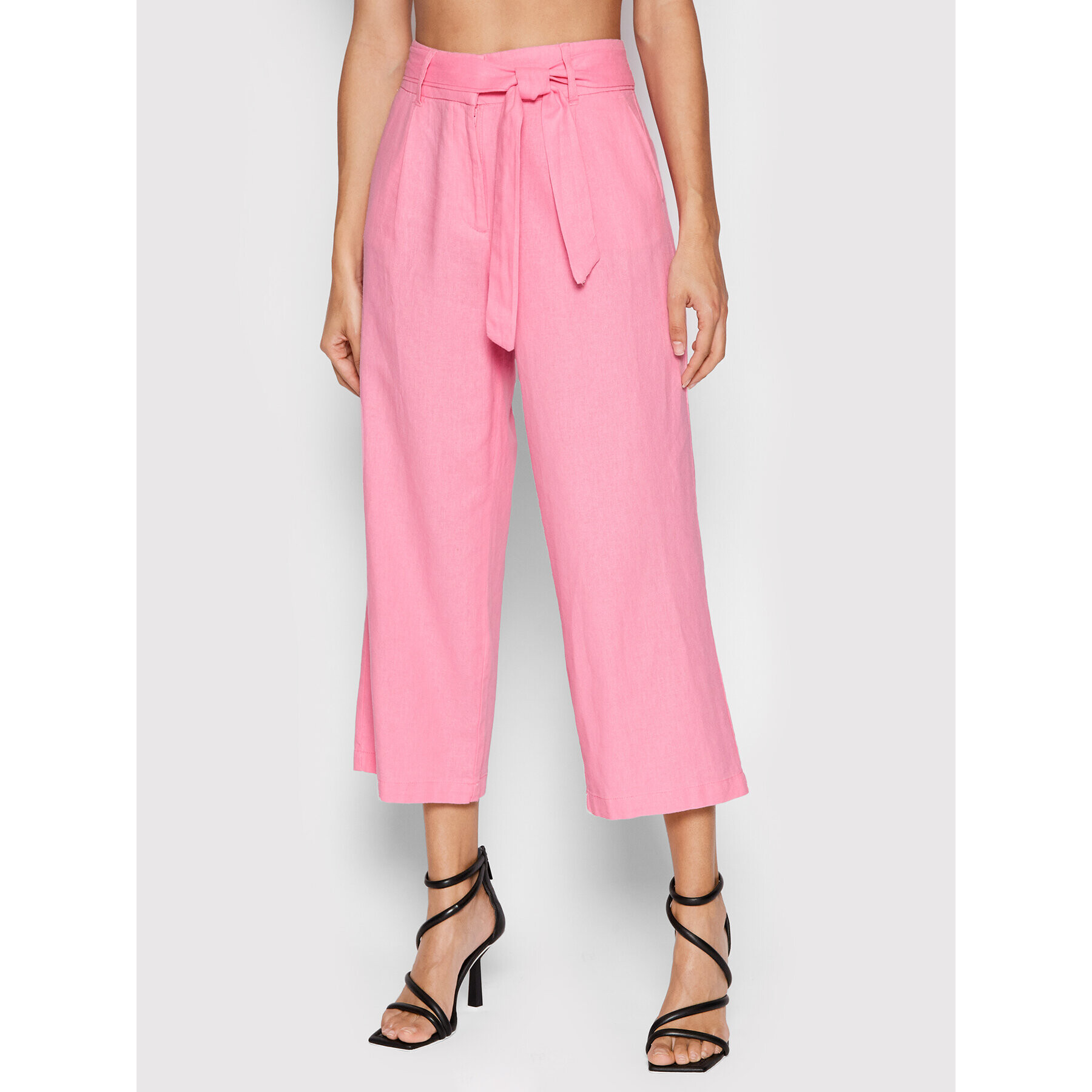 ONLY Панталони тип кюлоти Caro 15255128 Розов Regular Fit - Pepit.bg