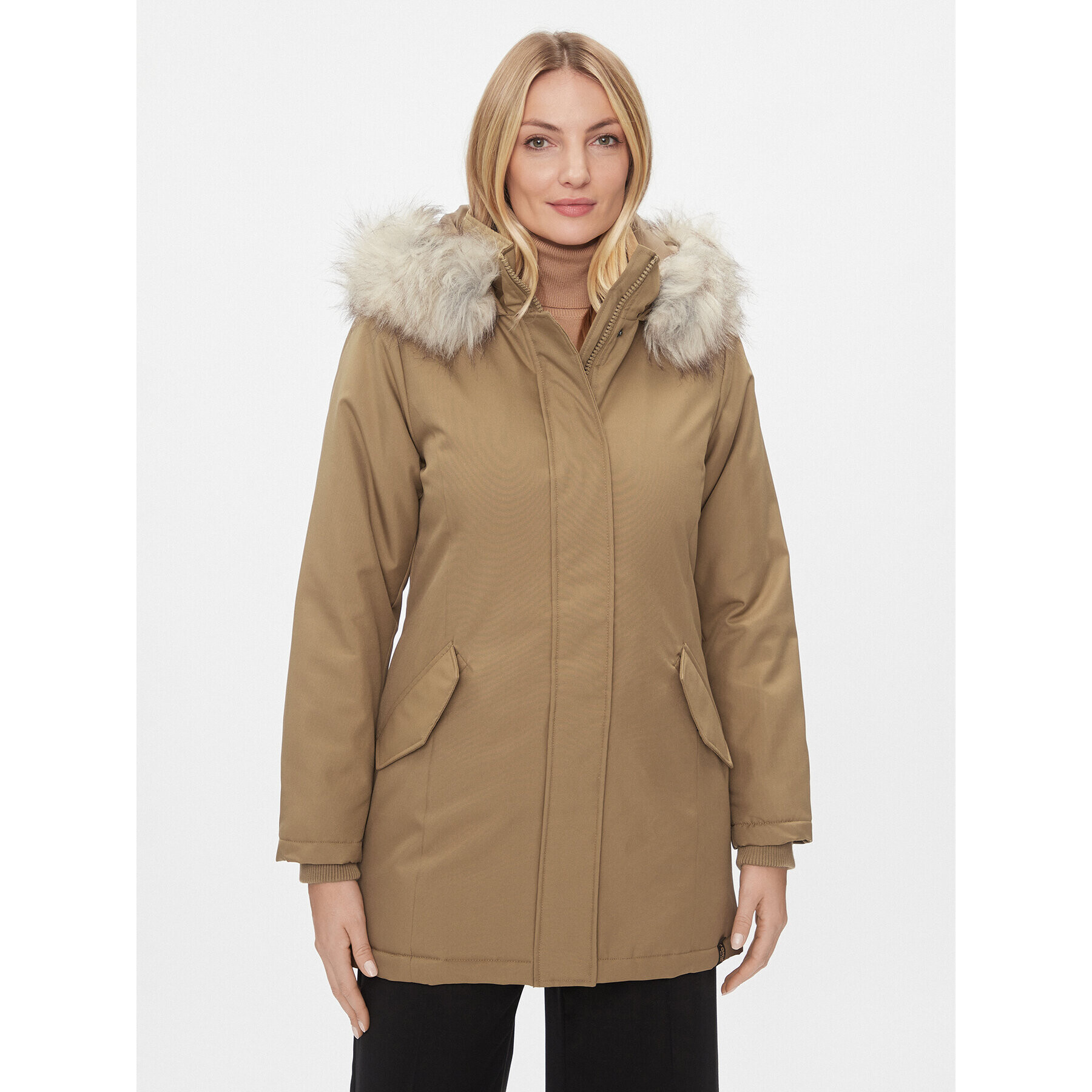 ONLY Парка 15300633 Кафяв Regular Fit - Pepit.bg