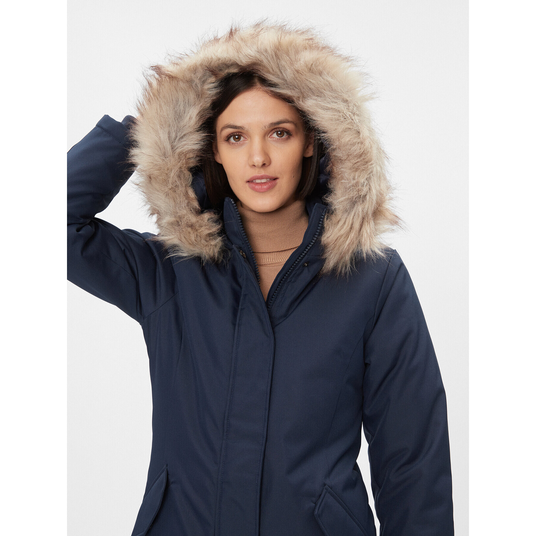 ONLY Парка 15300633 Тъмносин Regular Fit - Pepit.bg